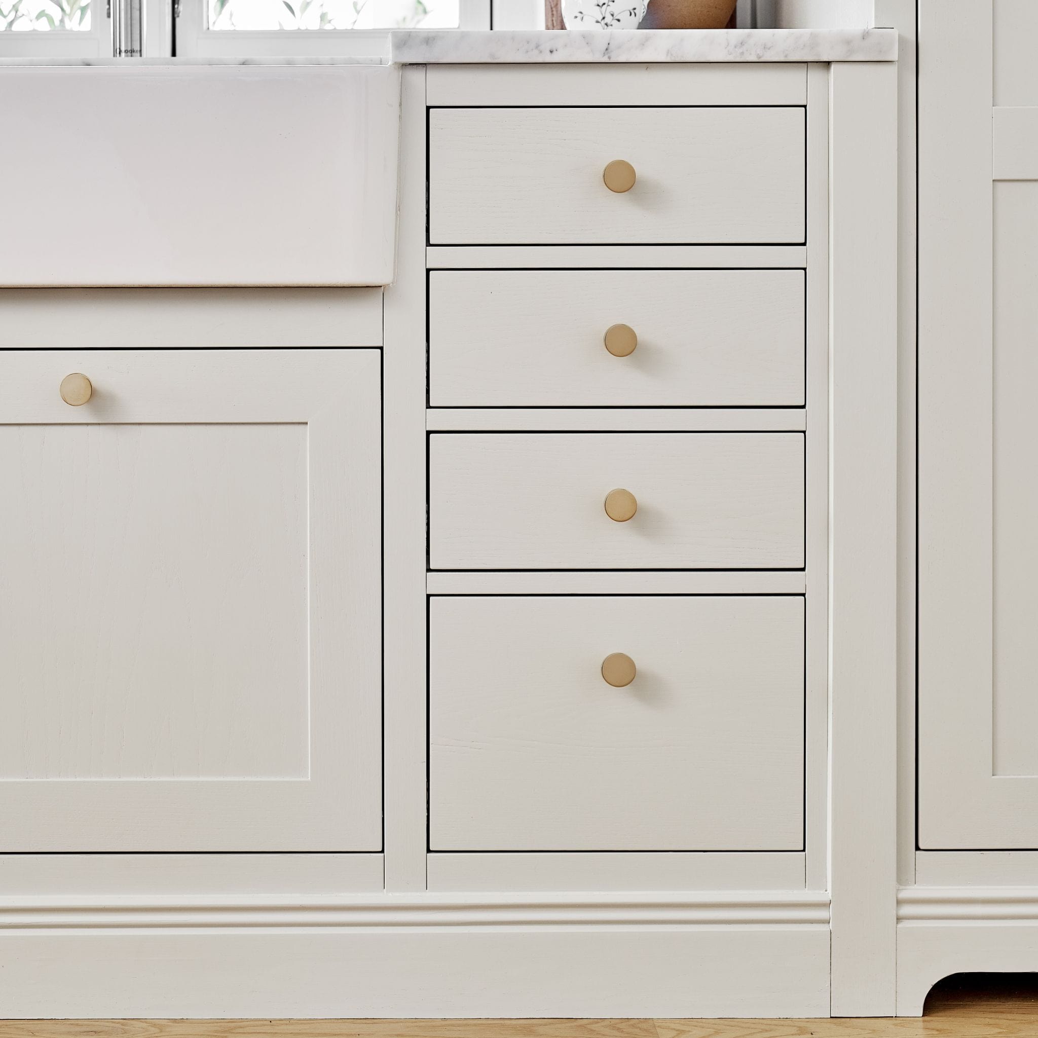 Dot | Knop i Poleret Messing uden Lak Ø 30 mm Furnipart FINICC