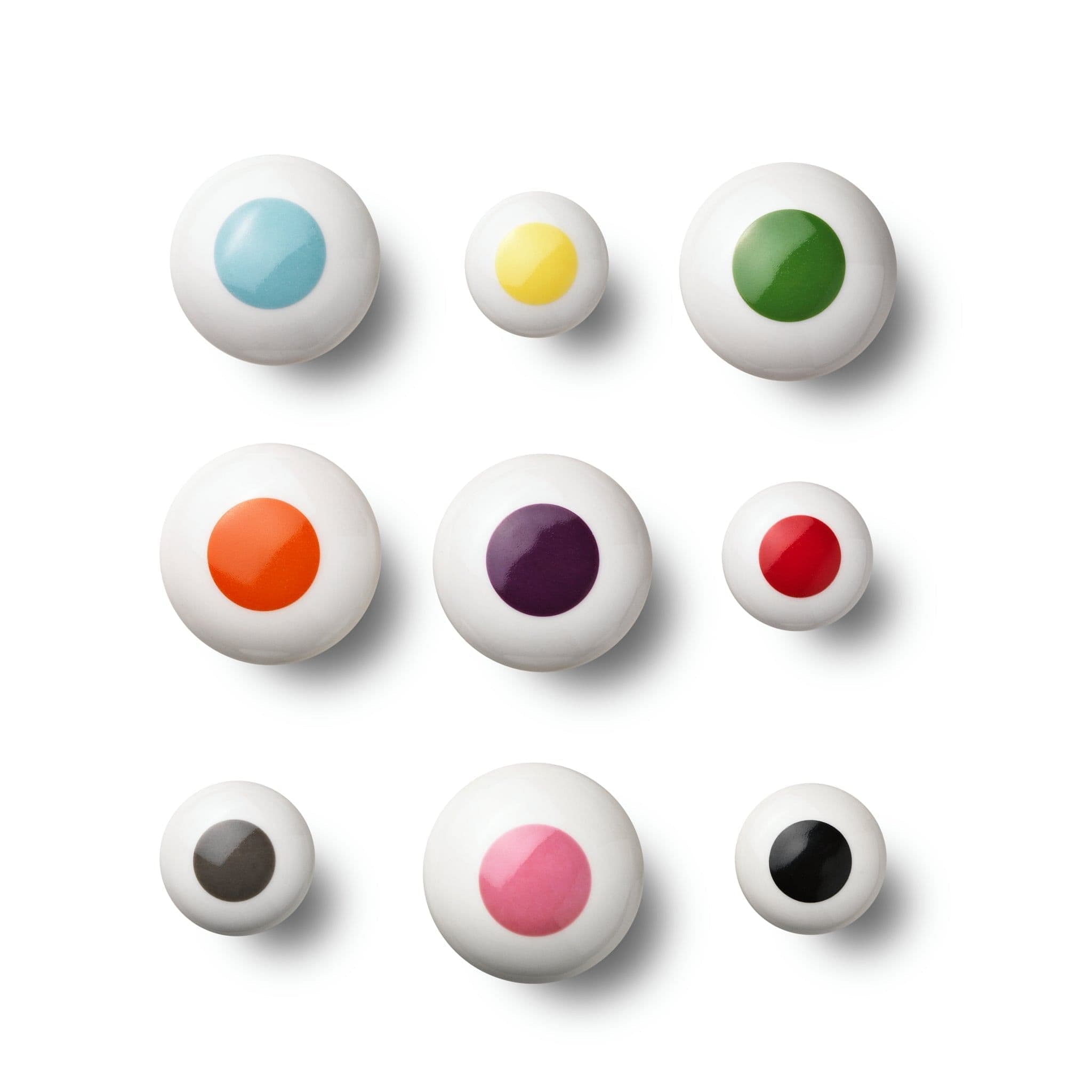 Dot Purple | Møbelknop eller Knage i Porcelæn / Lilla Anne Black FINICC