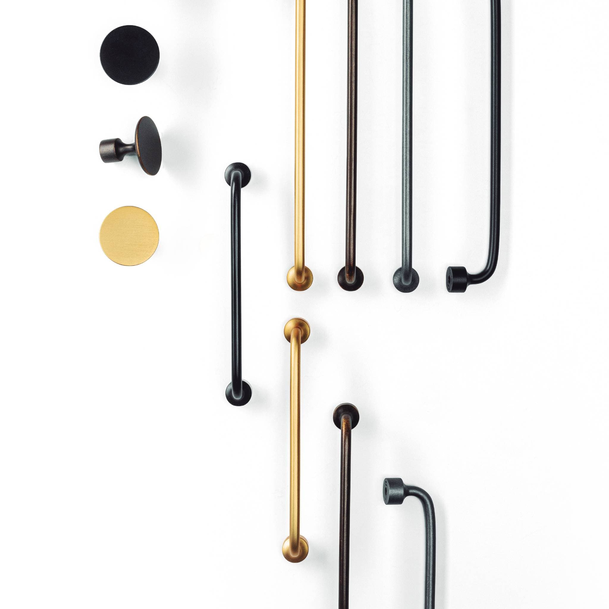 Floid | Knage i Mat Sort Ø 60 mm x D 58 mm Viefe VF-7003060ZM2 FINICC