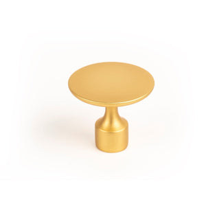 Floid | Knop i Børstet Messing/Guld Finish