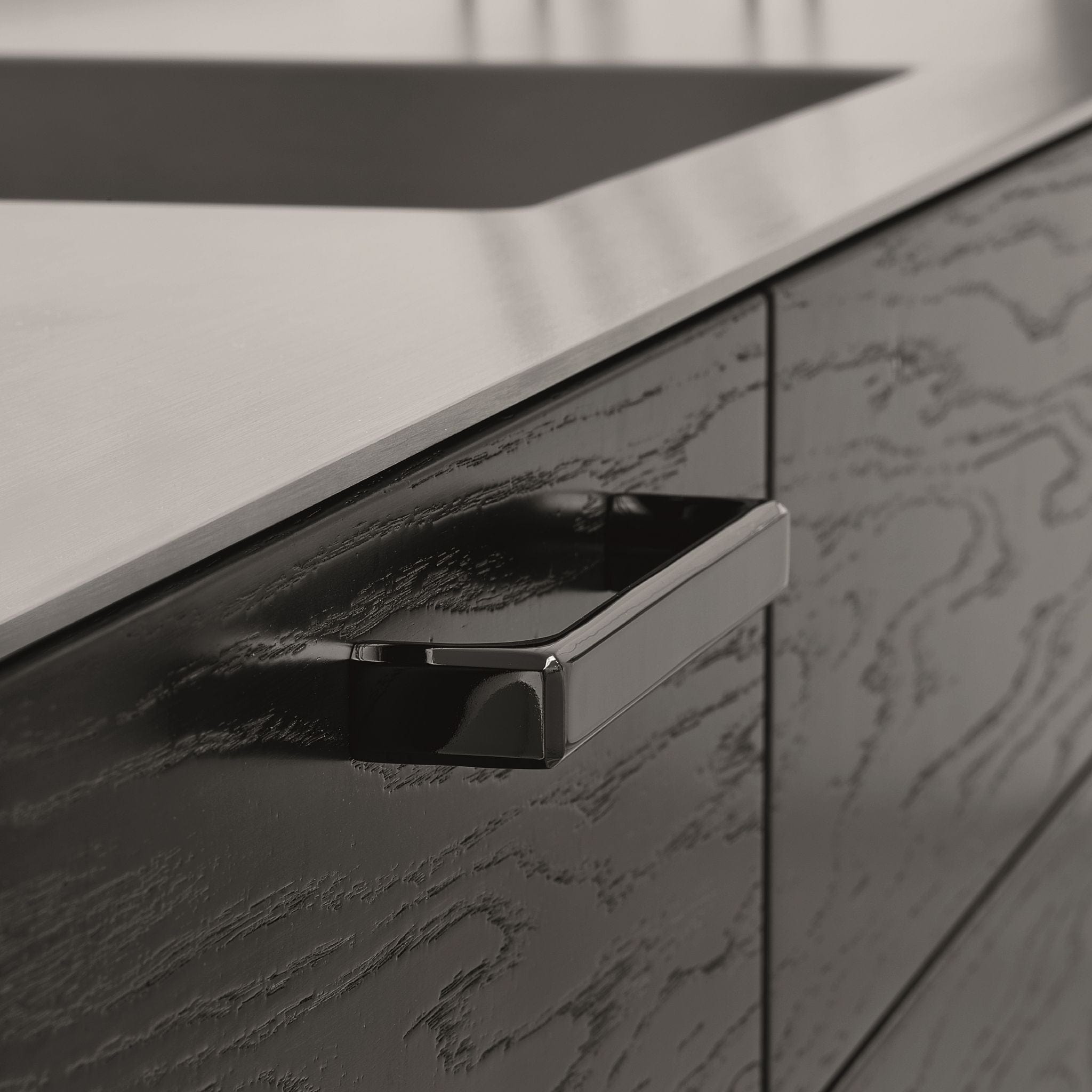 Fold Handle | Greb i Sort Nikkel L 170 mm (C/C: 160 mm) Furnipart FP-537960160-70 FINICC