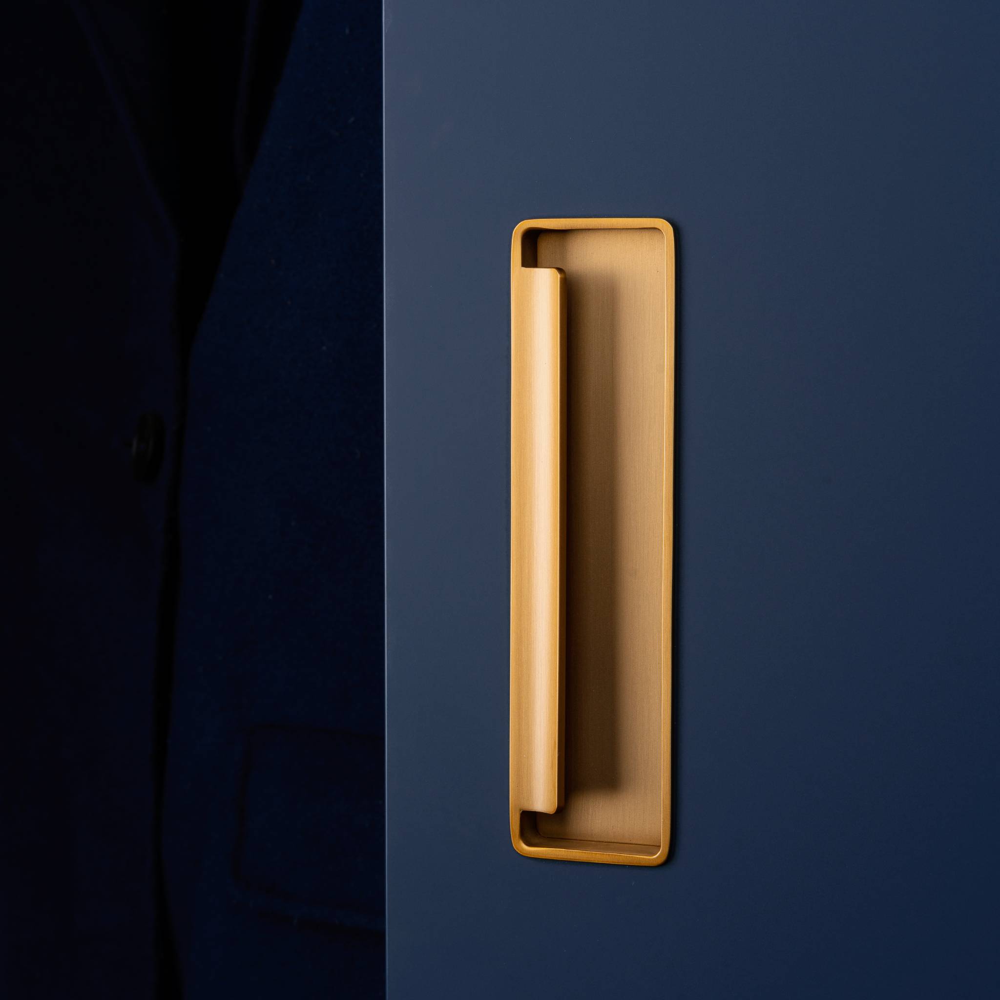 Fold | Indfræsningsgreb i Rustfrit Stål Finish L 174 mm (C/C: 128 mm) Viefe FINICC