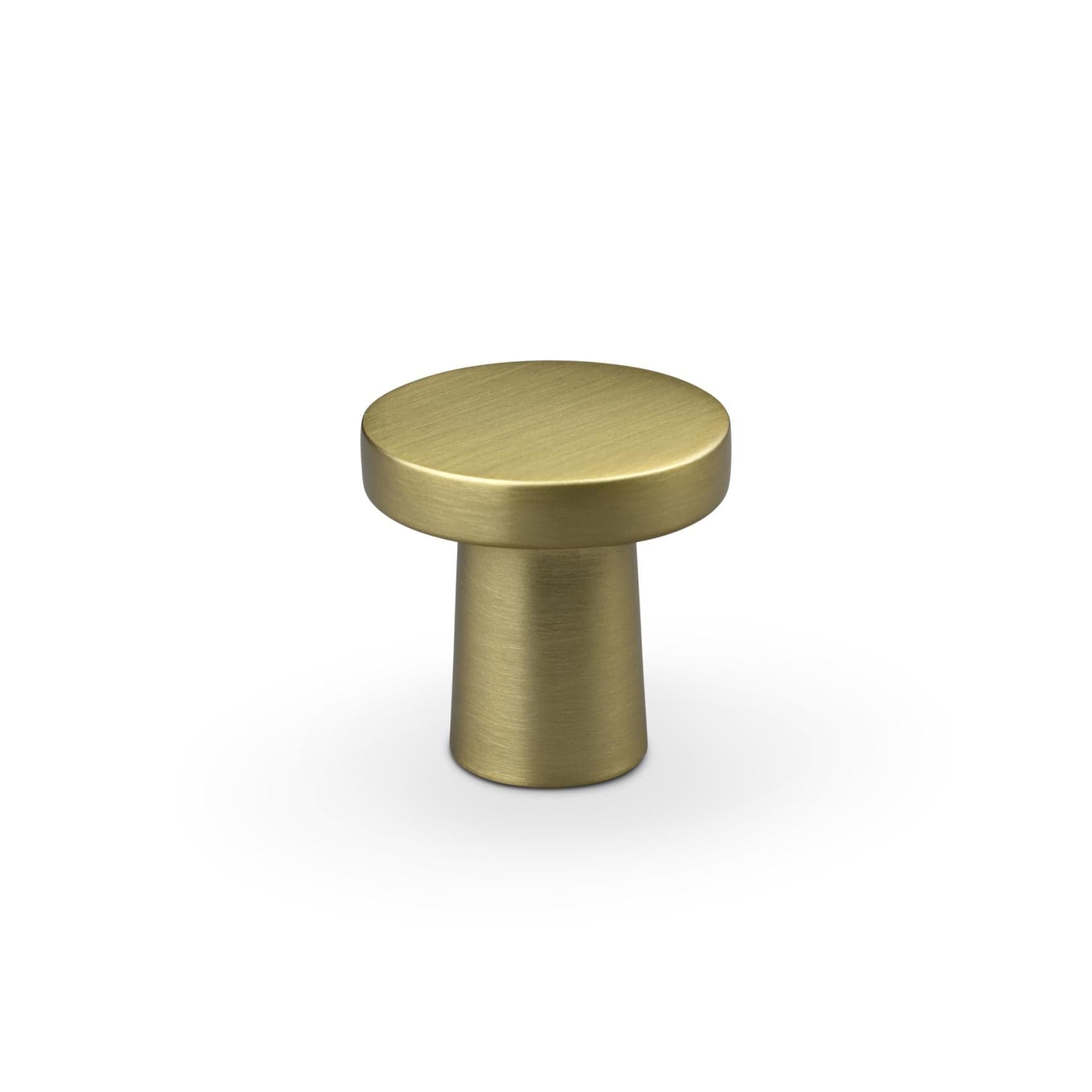 Garda | Knop i Mat Messing Ø 25 mm x D 25 mm Theofils FINICC