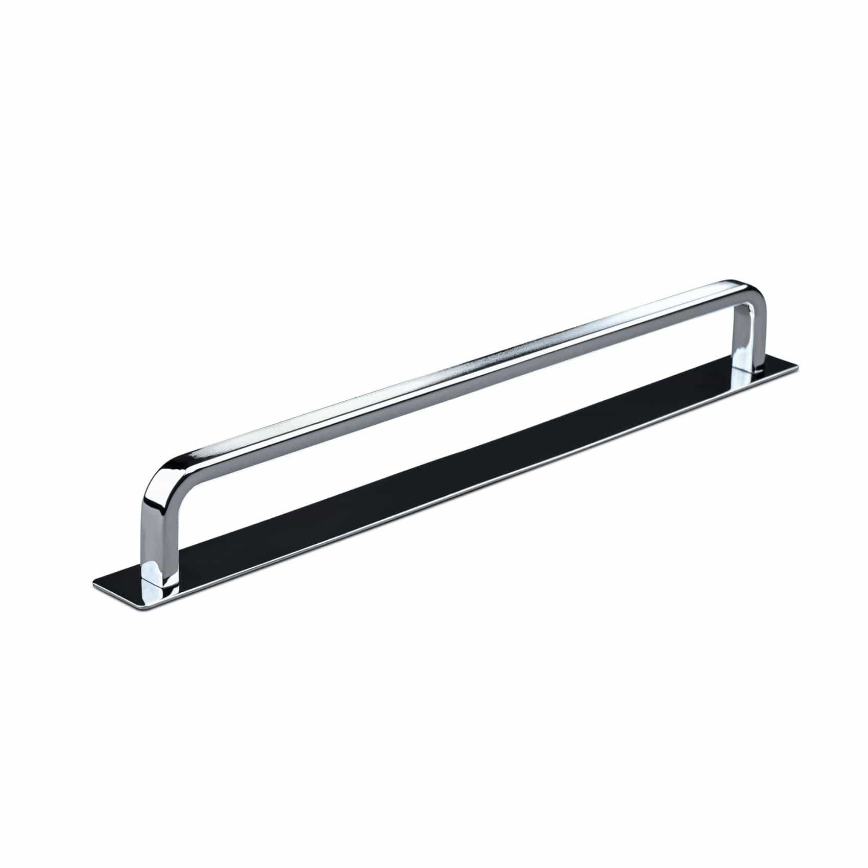 Gardone Stripe | Greb i Blank Krom med bagplade L 230 mm (C/C 224 mm) Theofils FINICC