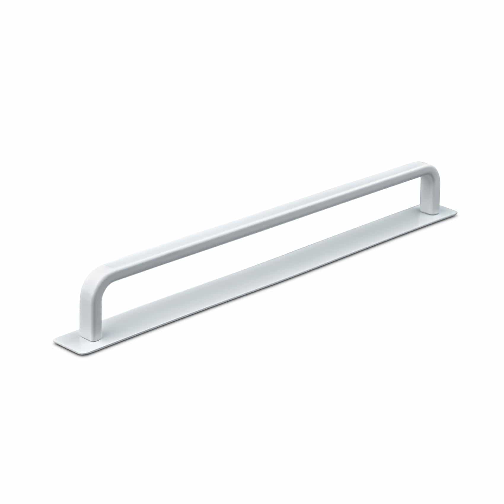 Gardone Stripe | Greb i Mat Hvid med bagplade L 230 mm (C/C 224 mm) Theofils TF-10200332-BP FINICC