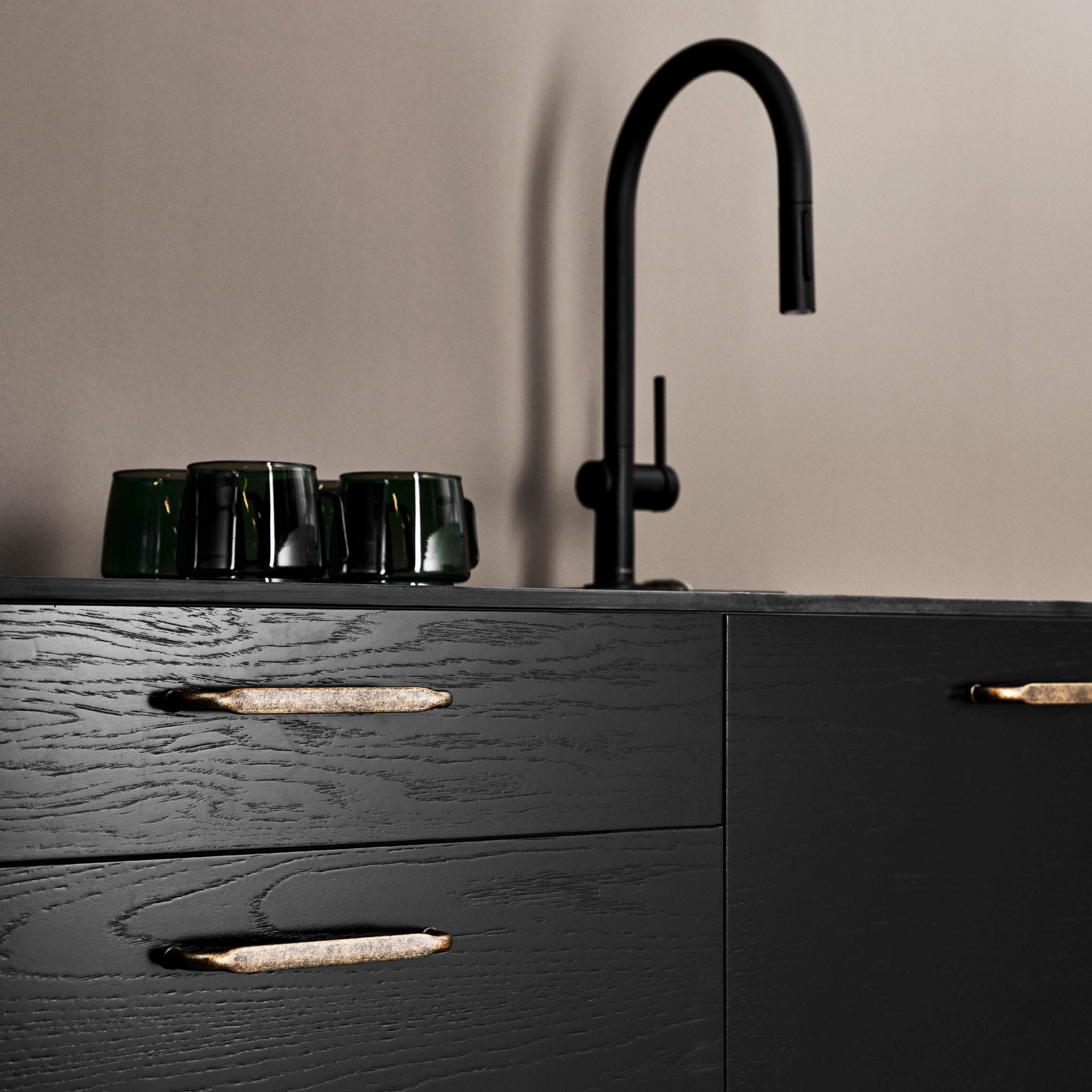 Gate | Greb i Antik Messing L 172,2 mm (C/C: 160 mm) Furnipart FP-549720160-39 FINICC