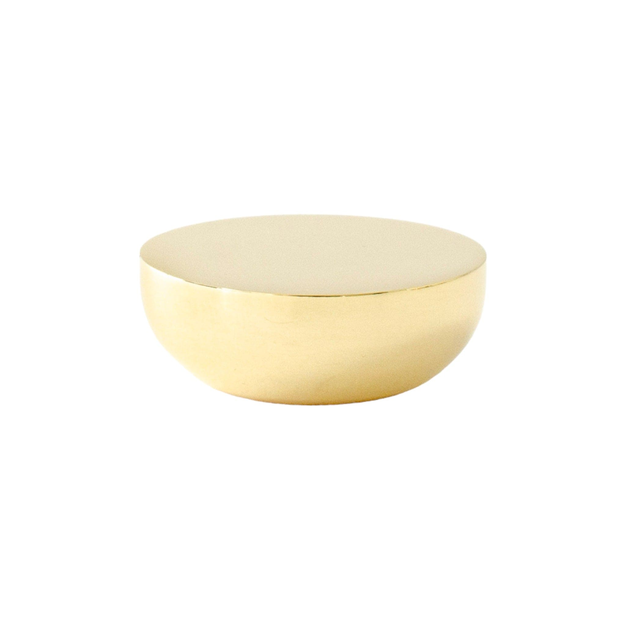 Kokeshi 3012 | Knop i Poleret Messing uden Lak Ø 30 mm x D 12 mm BB Sweden FINICC
