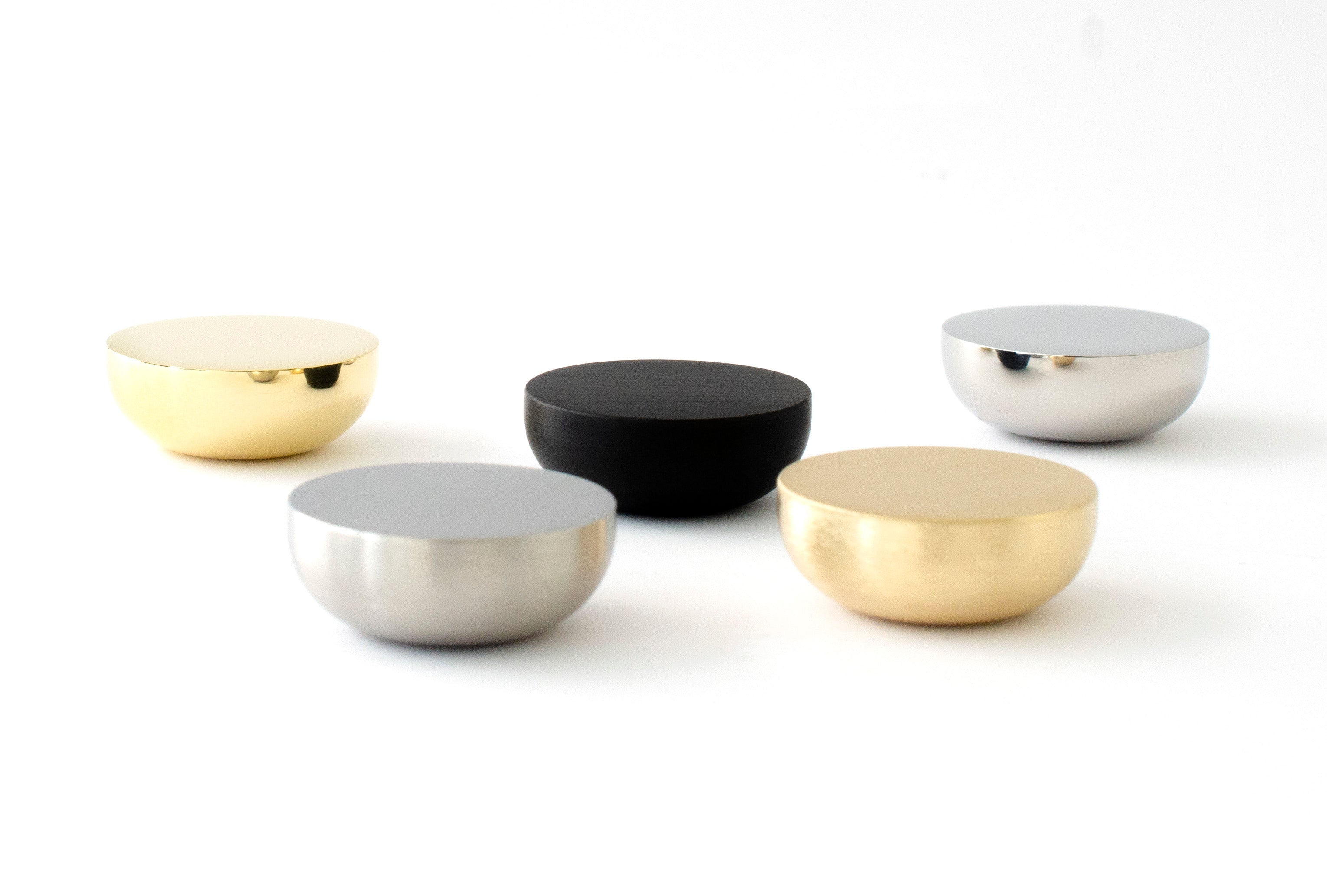 Kokeshi 3012 | Knop i Poleret Messing uden Lak Ø 30 mm x D 12 mm BB Sweden FINICC