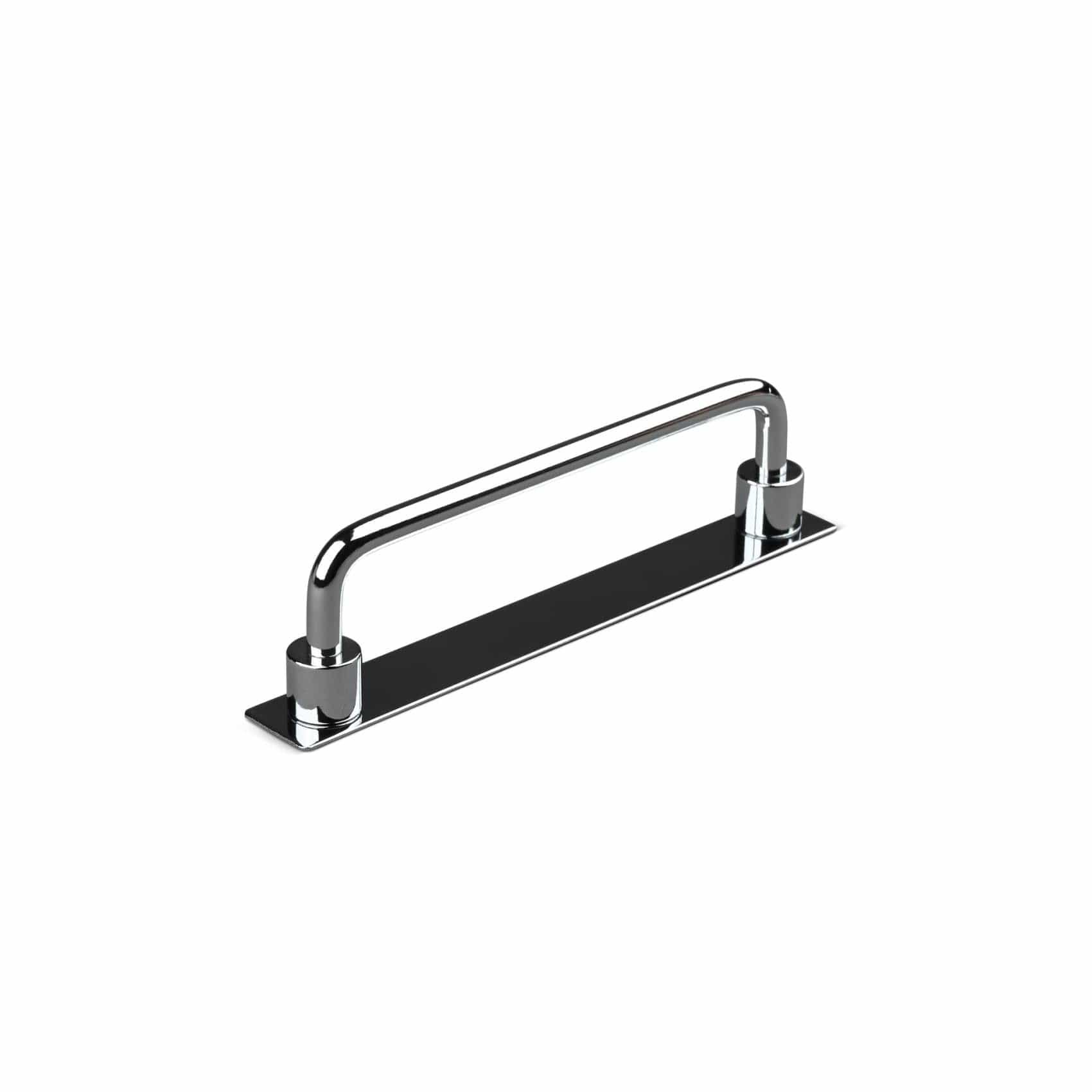 Limone | Greb i Blank Krom med bagplade L 143 mm (C/C 128 mm) Theofils FINICC