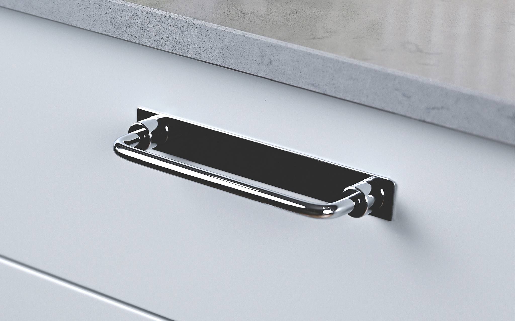 Limone | Greb i Blank Krom med bagplade Theofils FINICC