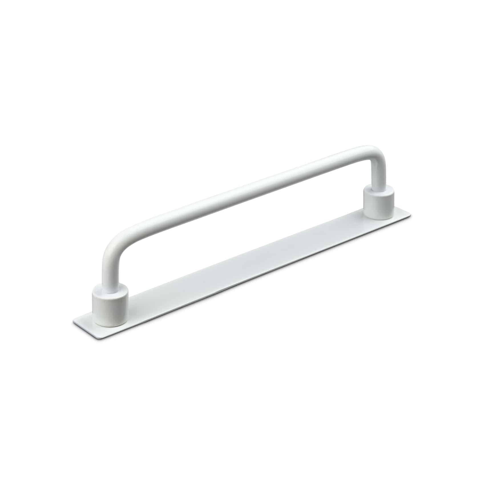 Limone | Greb i Mat Hvid med bagplade L 175 mm (C/C 160 mm) Theofils FINICC