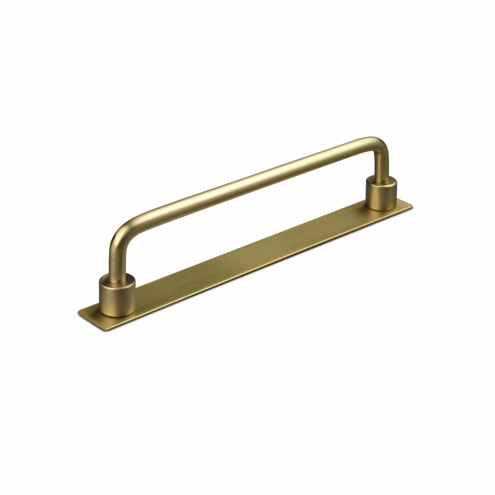 Limone | Greb i Mat Messing med bagplade L 175 mm (C/C 160 mm) Theofils FINICC