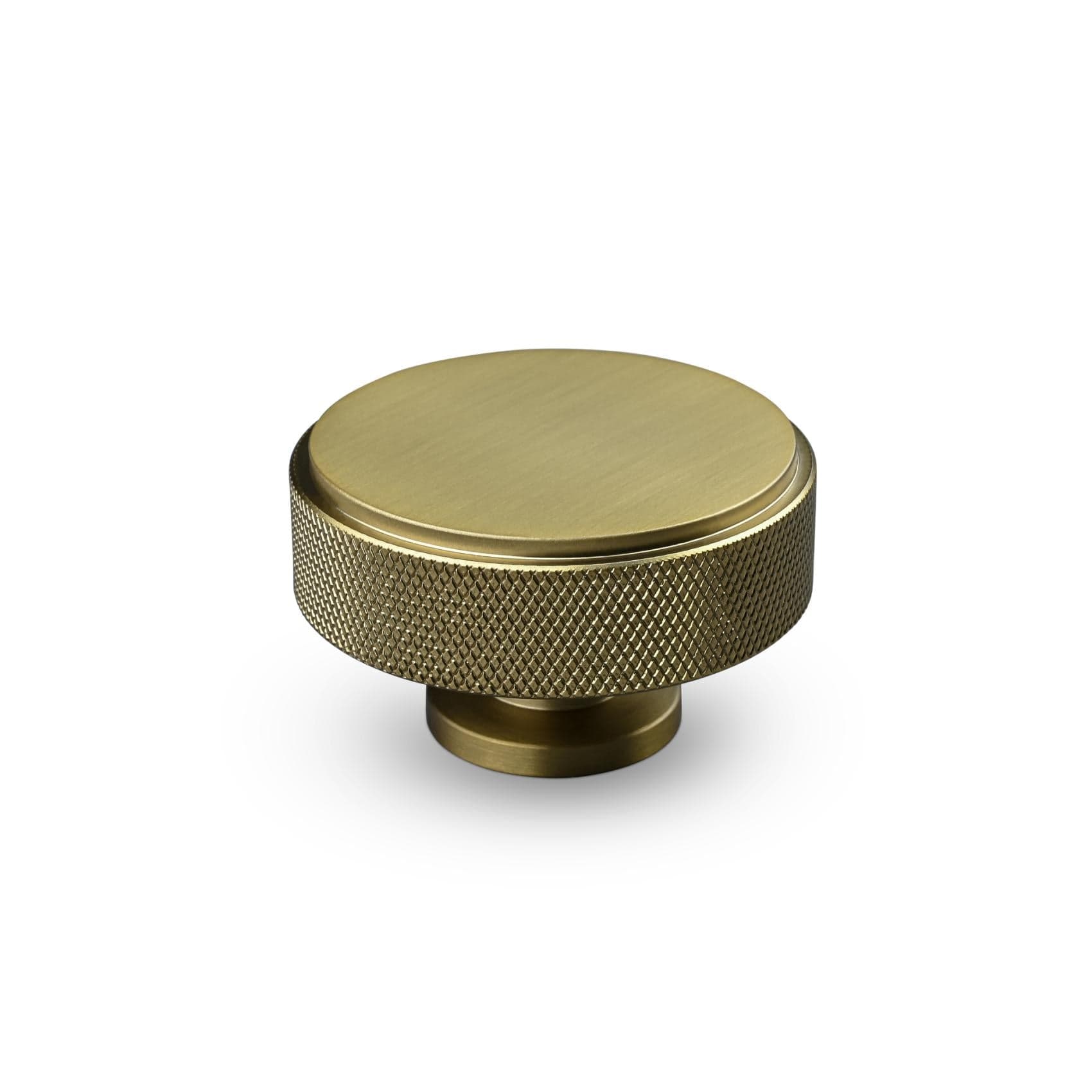 Lonato Cross Big | Knop i Mat Messing Ø 50 mm x D 30 mm Theofils FINICC