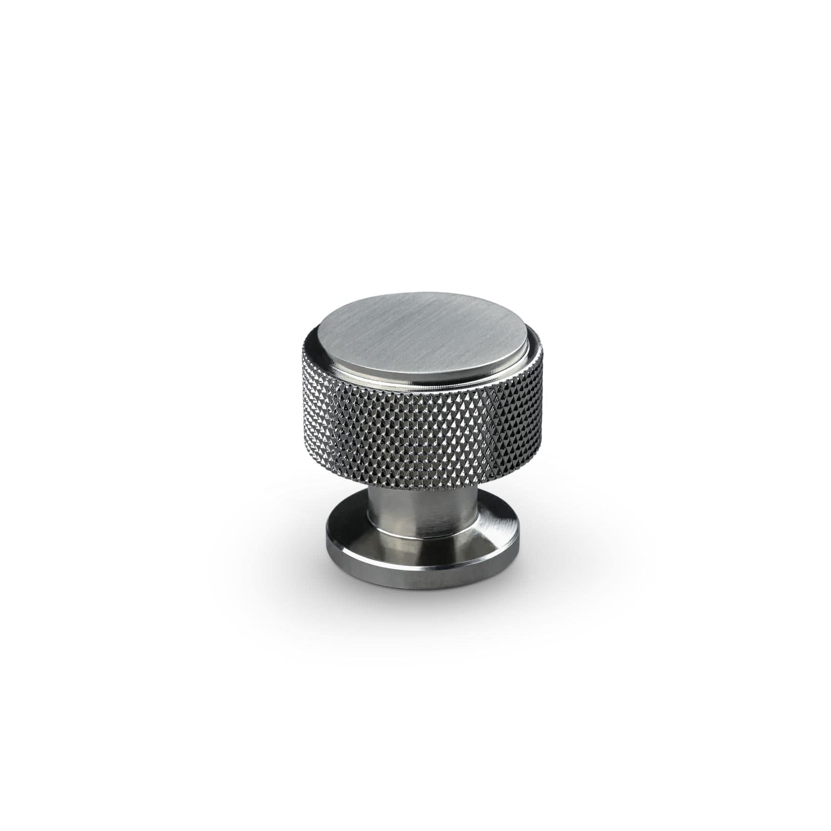 Lonato Cross | Knop i Rustfrit Stål Finish Ø 30 mm x D 30 mm Theofils FINICC