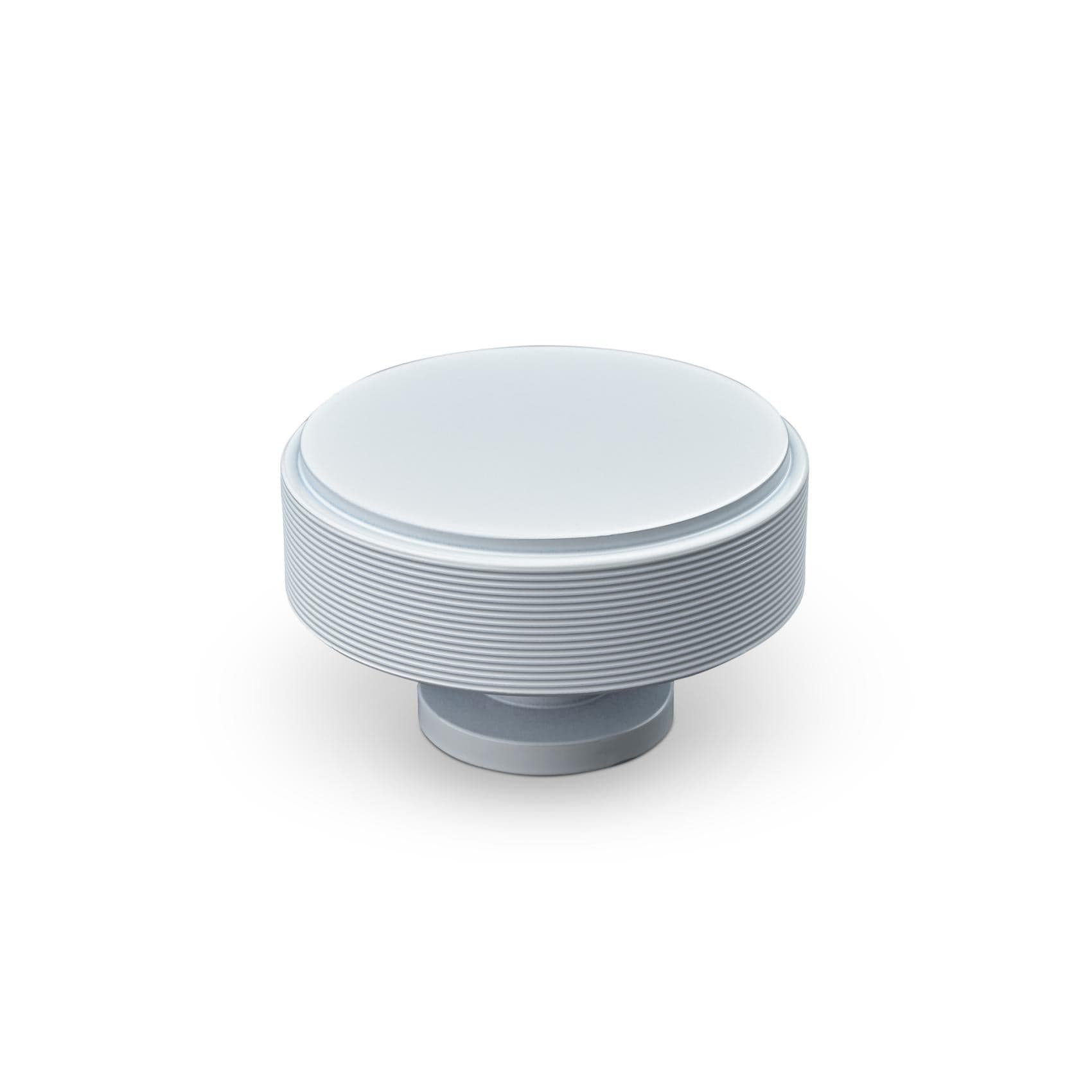 Lonato Stripe Big | Knop i Mat Hvid Ø 50 mm x D 30 mm Theofils FINICC