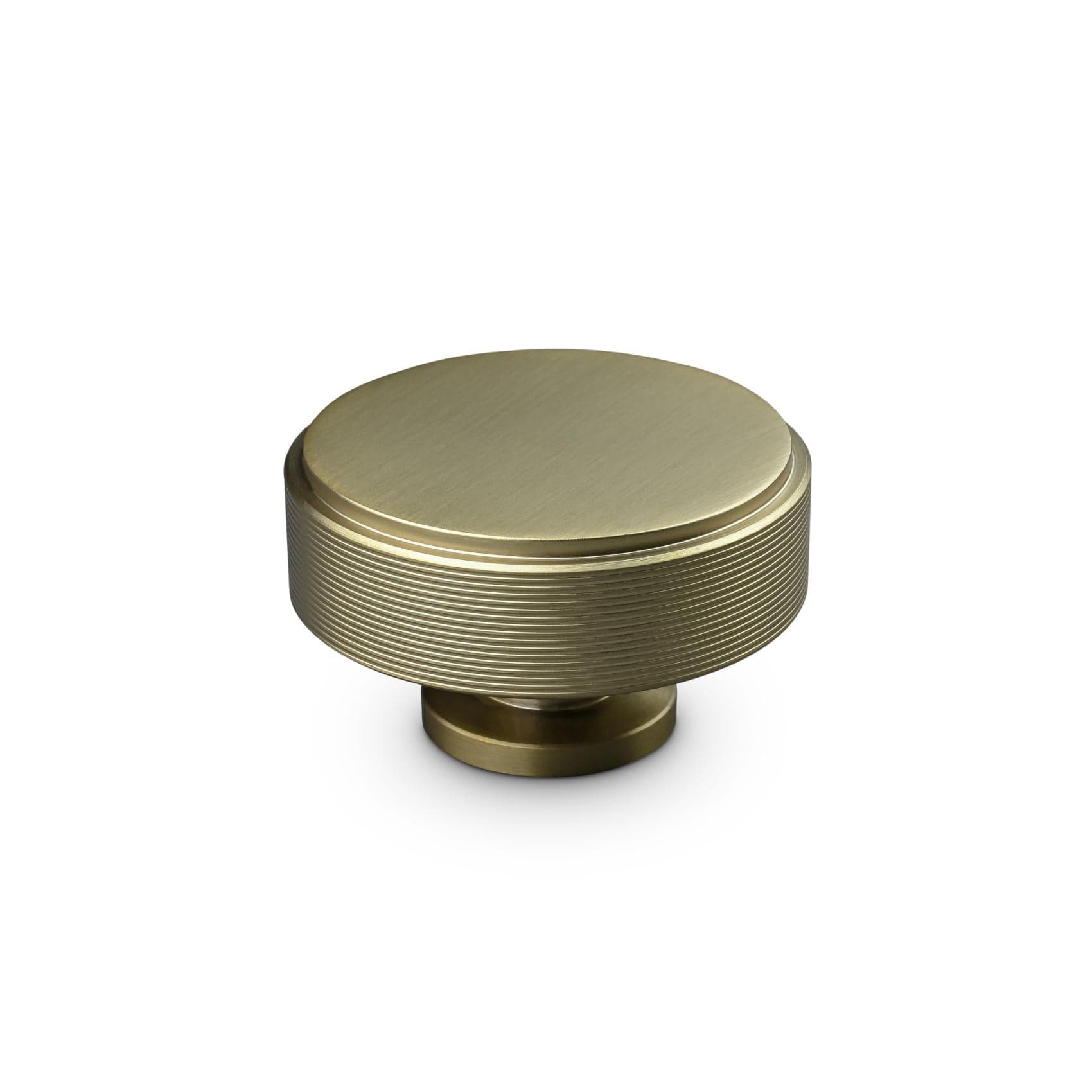 Lonato Stripe Big | Knop i Mat Messing Ø 50 mm x D 30 mm Theofils FINICC
