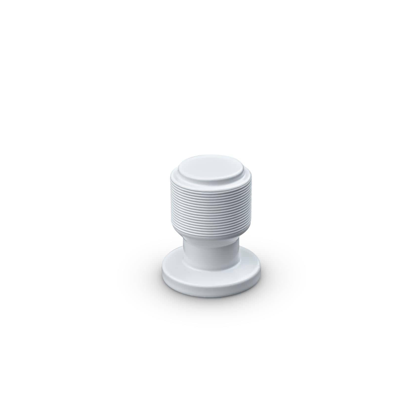 Lonato Stripe | Knop i Mat Hvid Ø 20 mm x D 30 mm Theofils FINICC