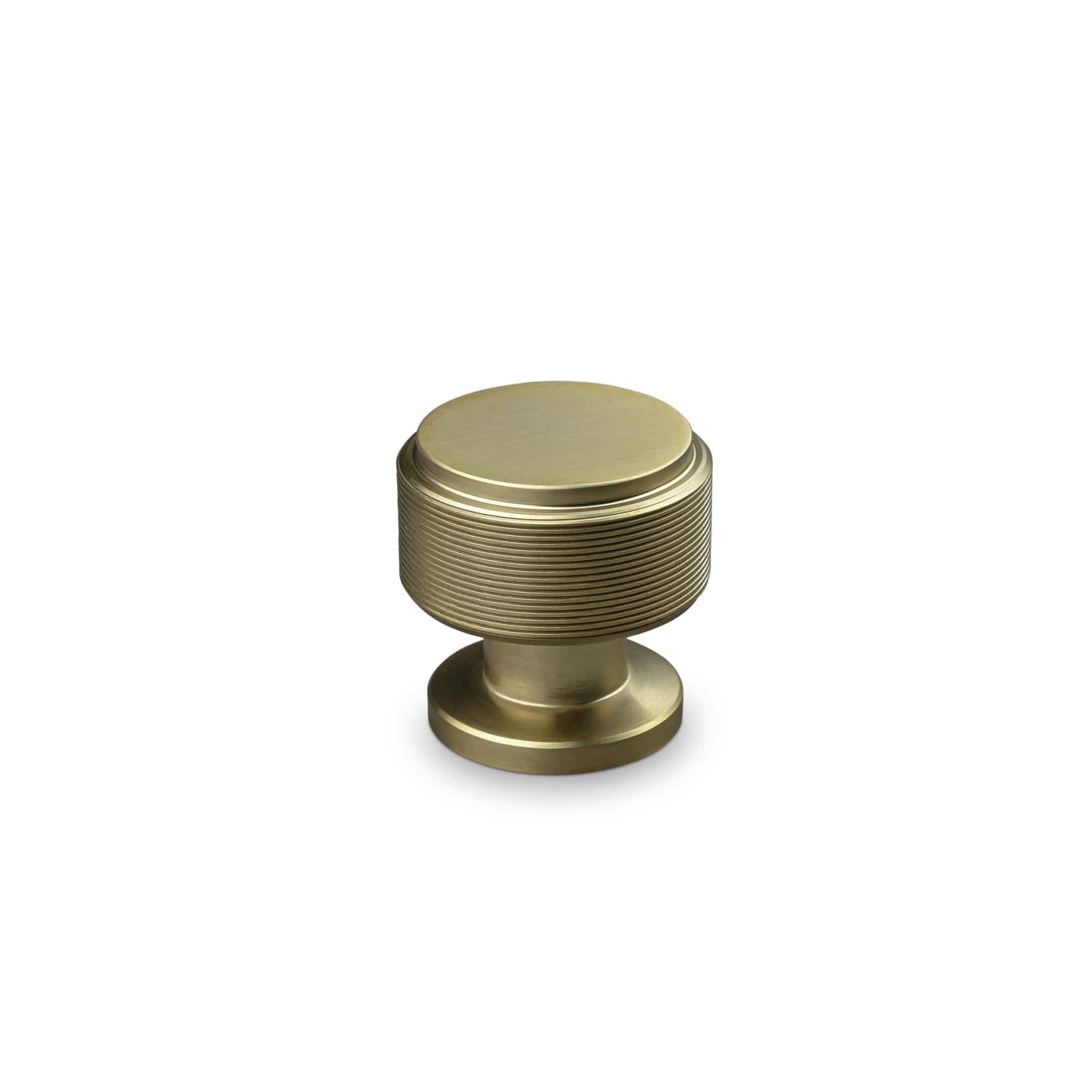 Lonato Stripe | Knop i Mat Messing Ø 30 mm x D 30 mm Theofils FINICC