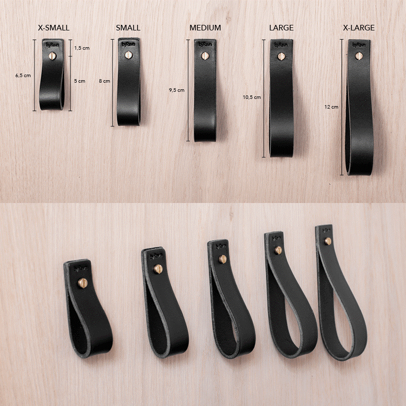 M1 | Læderknop i Mørkebrun Læder / Stål Skrue byRavn FINICC