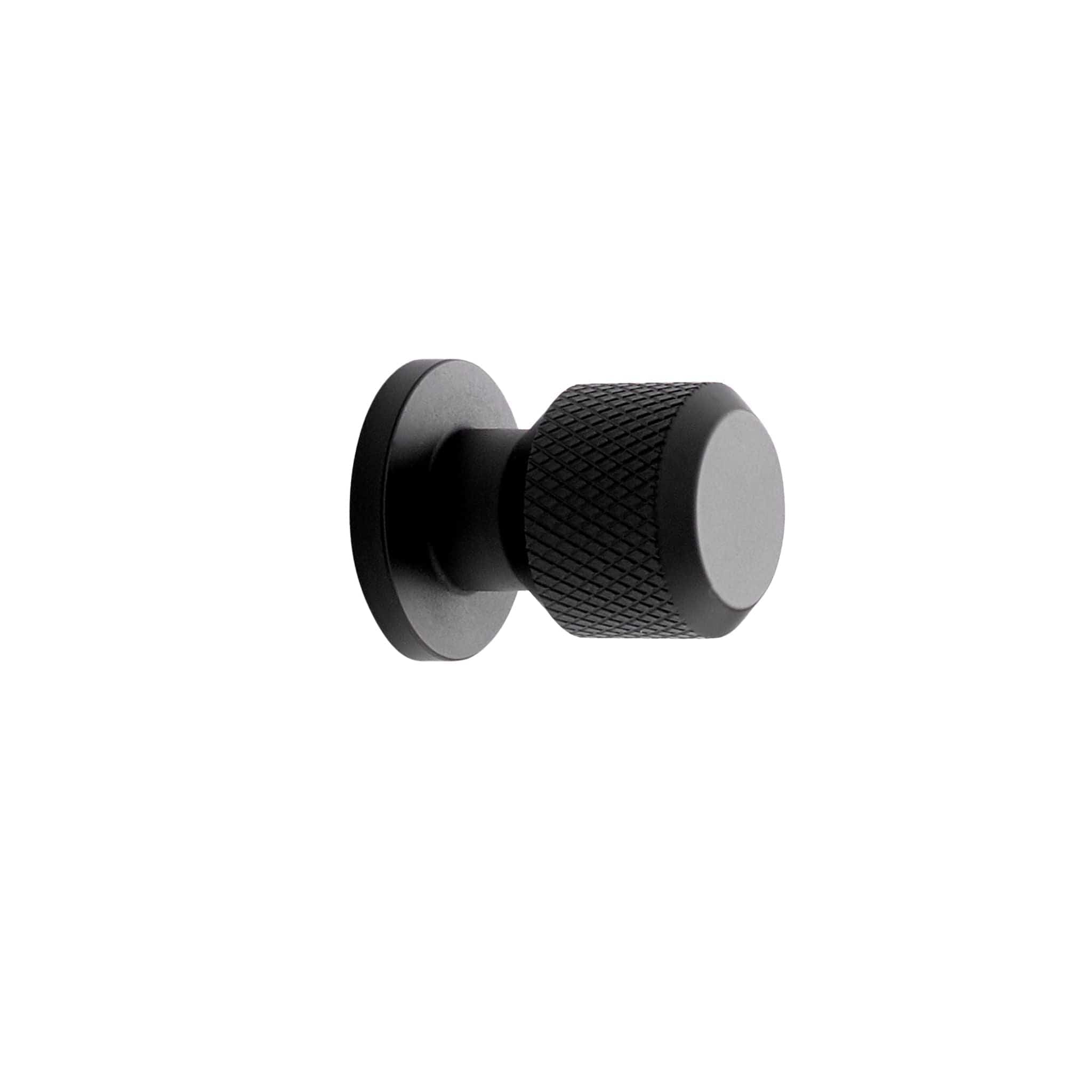 Manor Round | Knop i Mat Sort Ø 30 mm Furnipart FP-549220025-99 FINICC