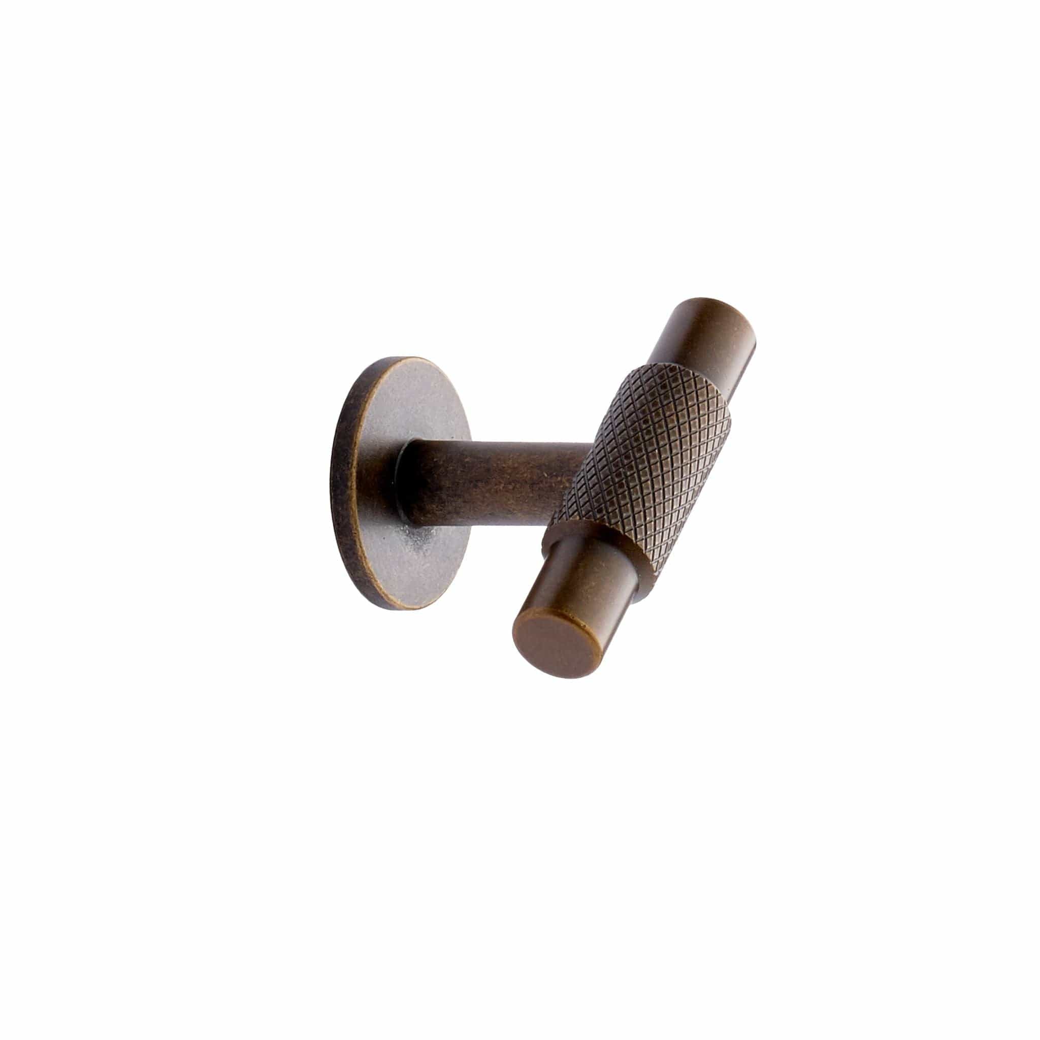 Manor T-Bar | Greb/Knop i Antik Messing med bagplade L 54 mm x D 39 mm Furnipart FP-549120054-39 FINICC