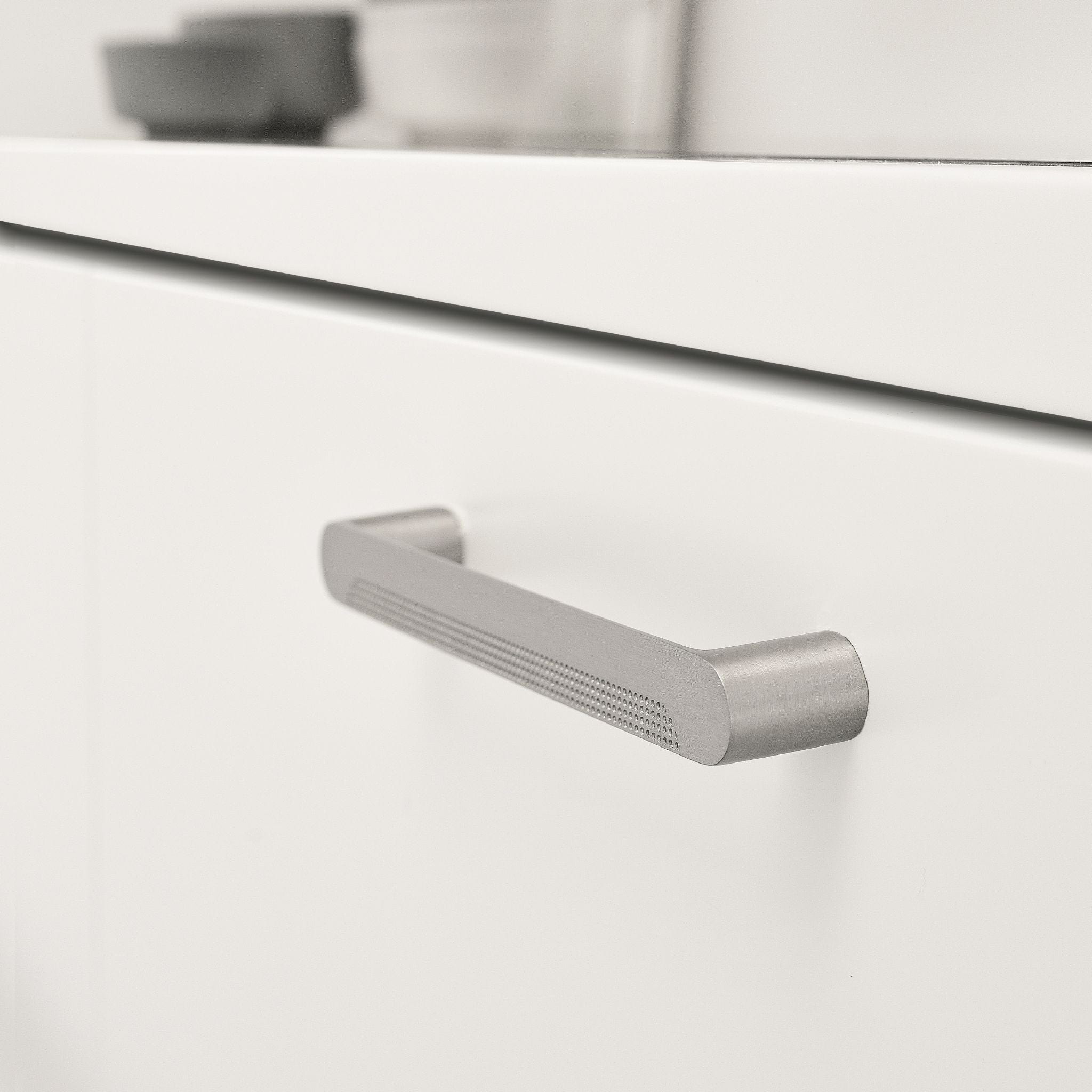Metro | Greb i Rustfrit Stål Finish L 180 mm (C/C: 160 mm) Furnipart FINICC