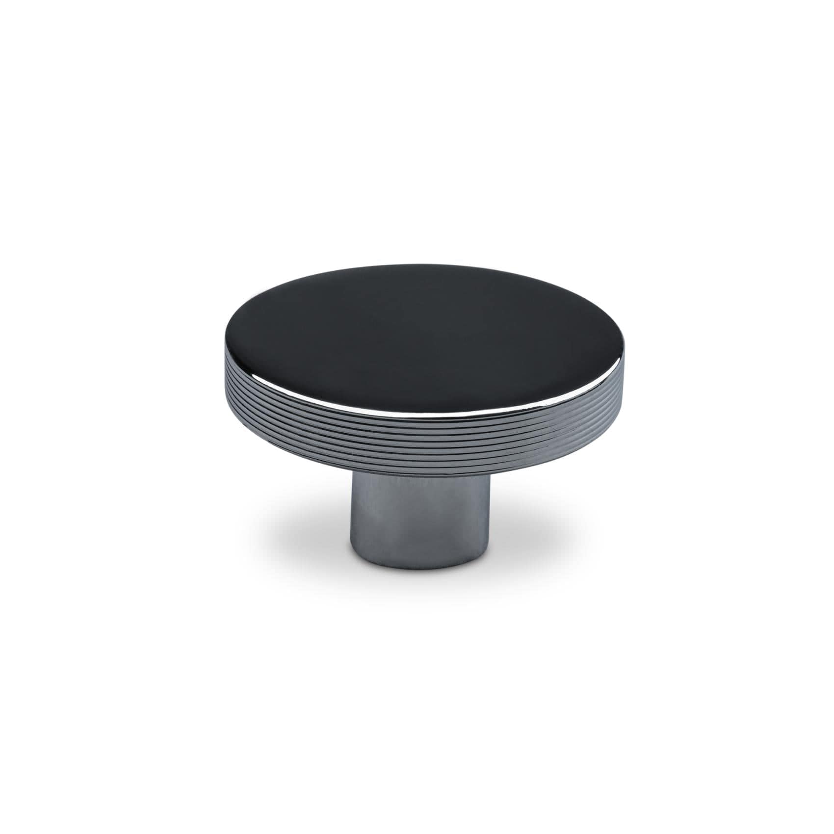 Monza Stripe | Knop i Blank Krom Ø 42 mm x D 25 mm Theofils FINICC
