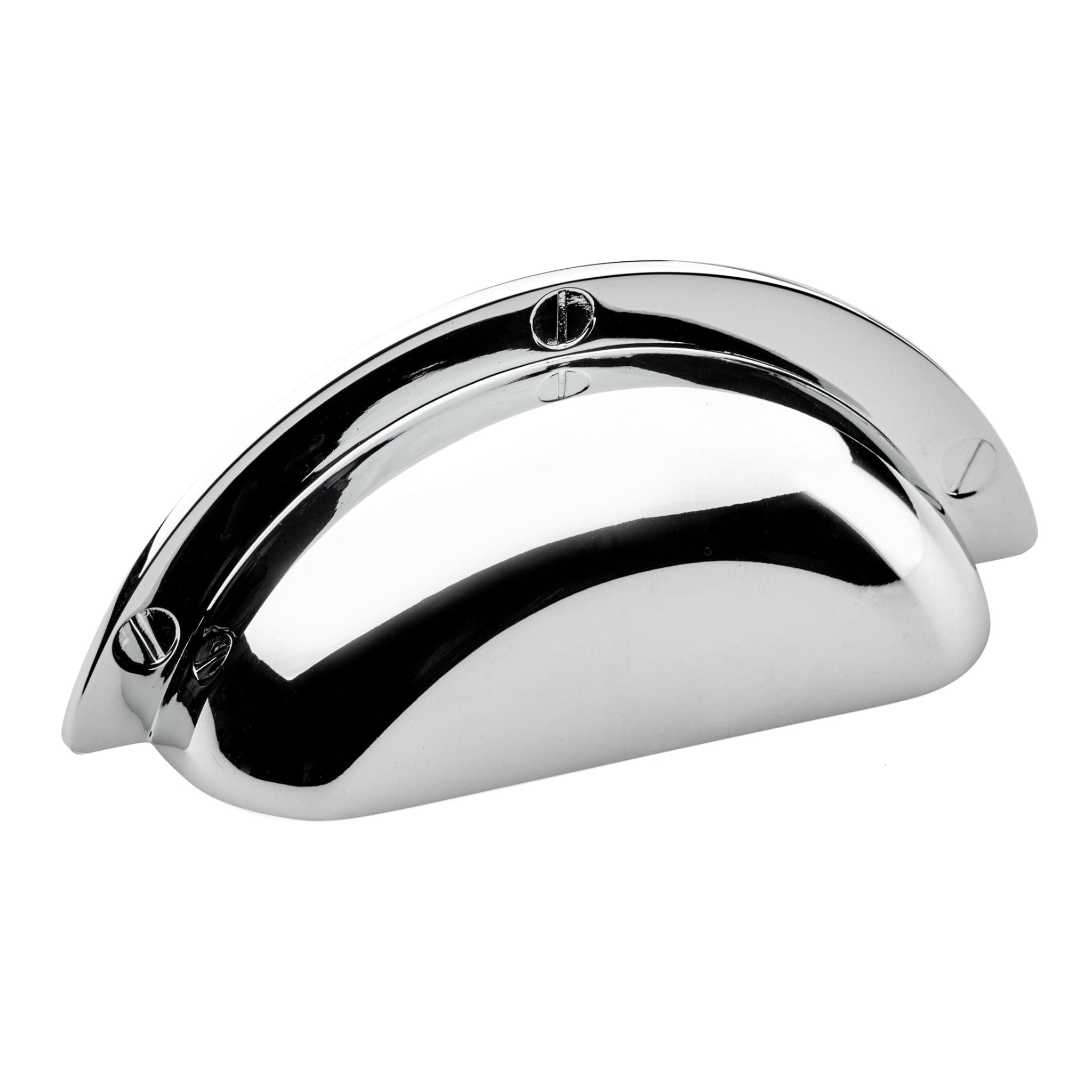 Nelly | Greb i Blank Krom | 2 stk L 94 mm (C/C 64 mm) Habo FINICC
