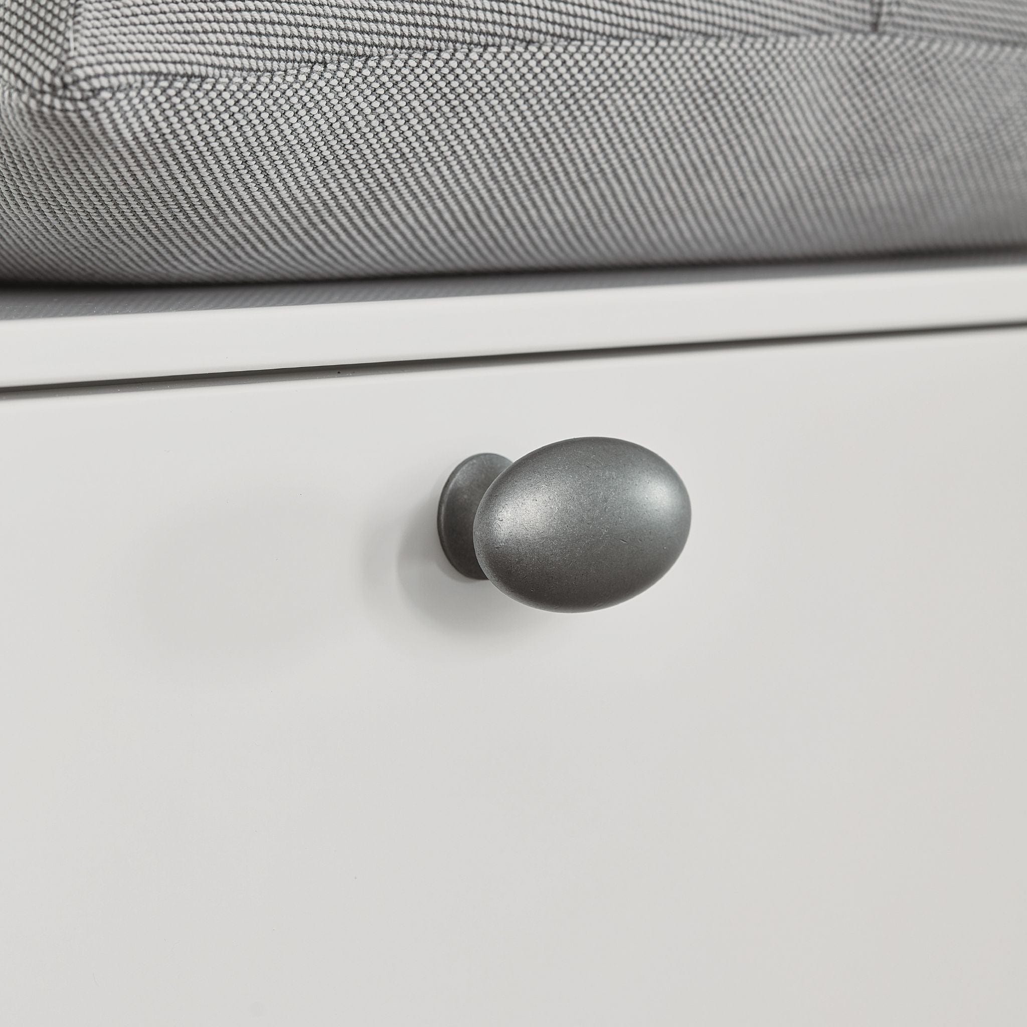 Oval Simple | Knop i Antik Grå Ø 26 mm Furnipart FP-525060060/22-P.2 FINICC