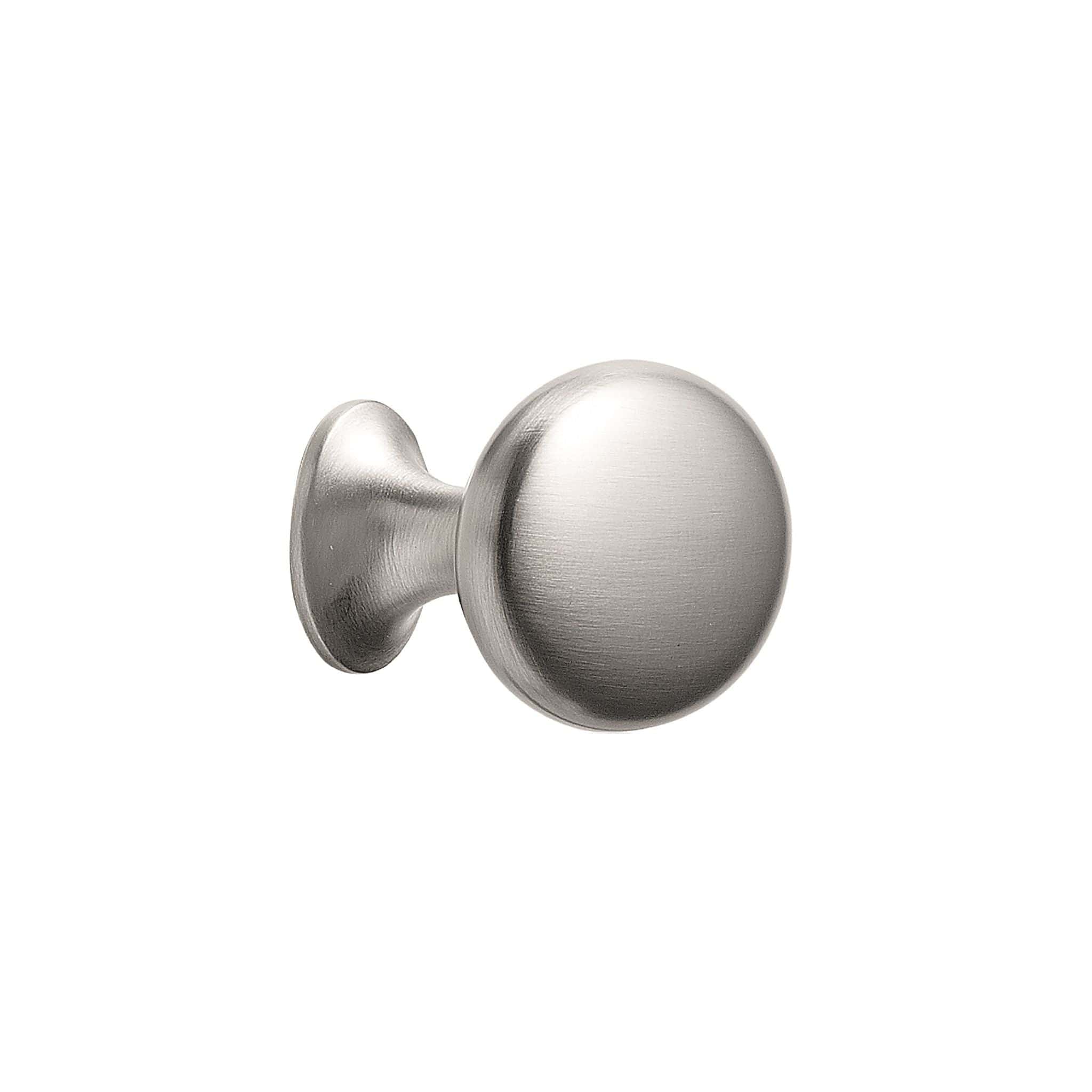 Oval Simple | Knop i Rustfrit Stål Finish Ø 26 mm Furnipart FINICC