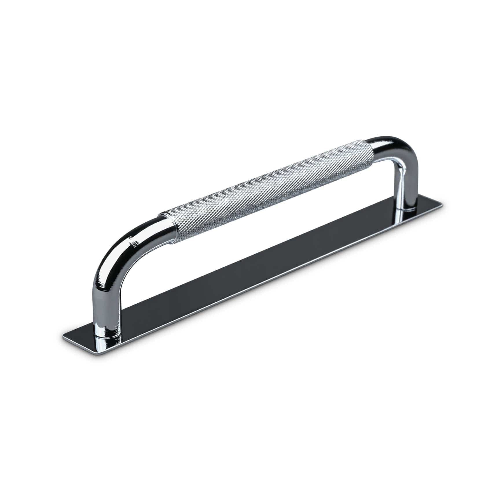 Perugia Cross | Greb i Blank Krom med bagplade L 170 mm (C/C 160 mm) Theofils FINICC