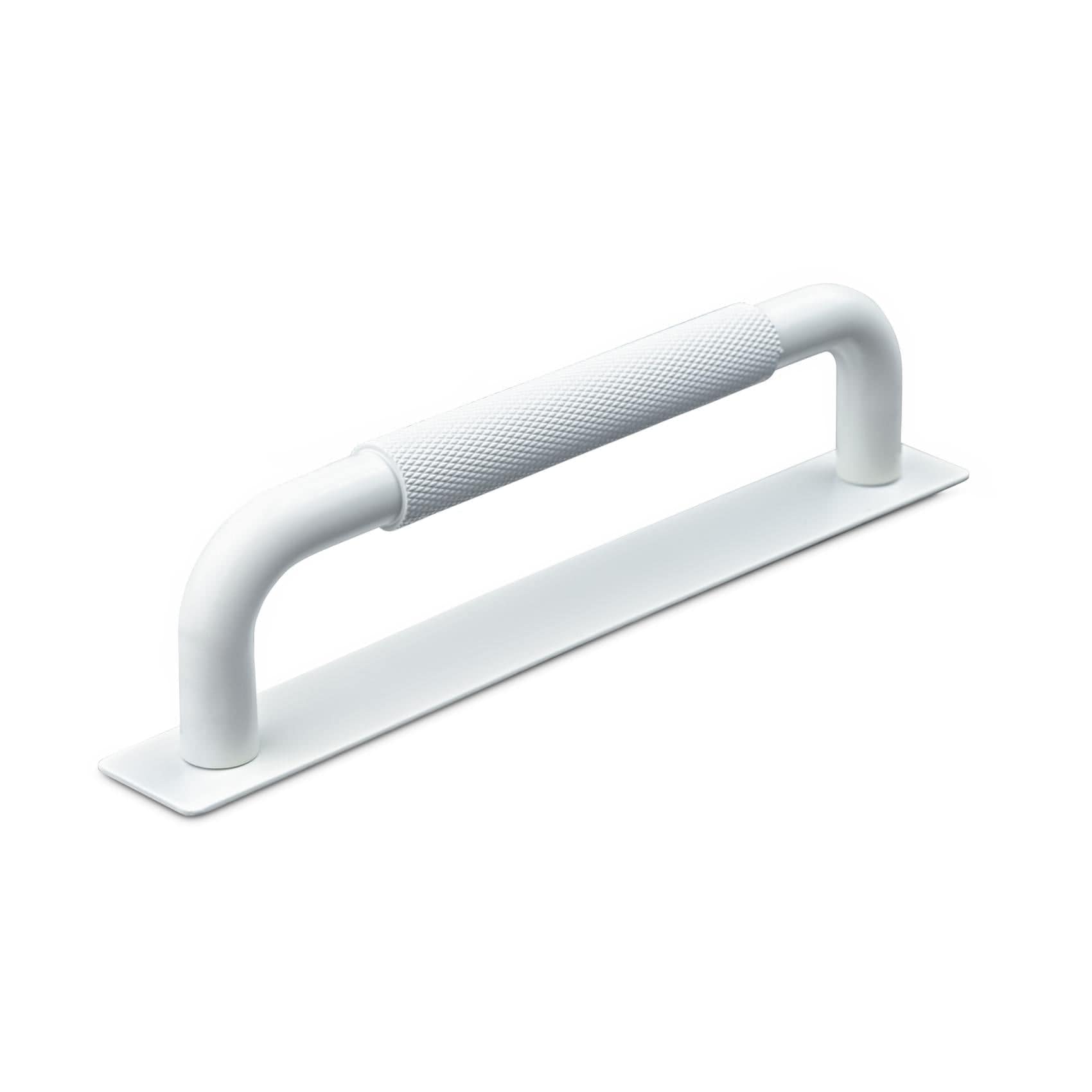 Perugia Cross | Greb i Mat Hvid med bagplade L 138 mm (C/C 128 mm) Theofils FINICC