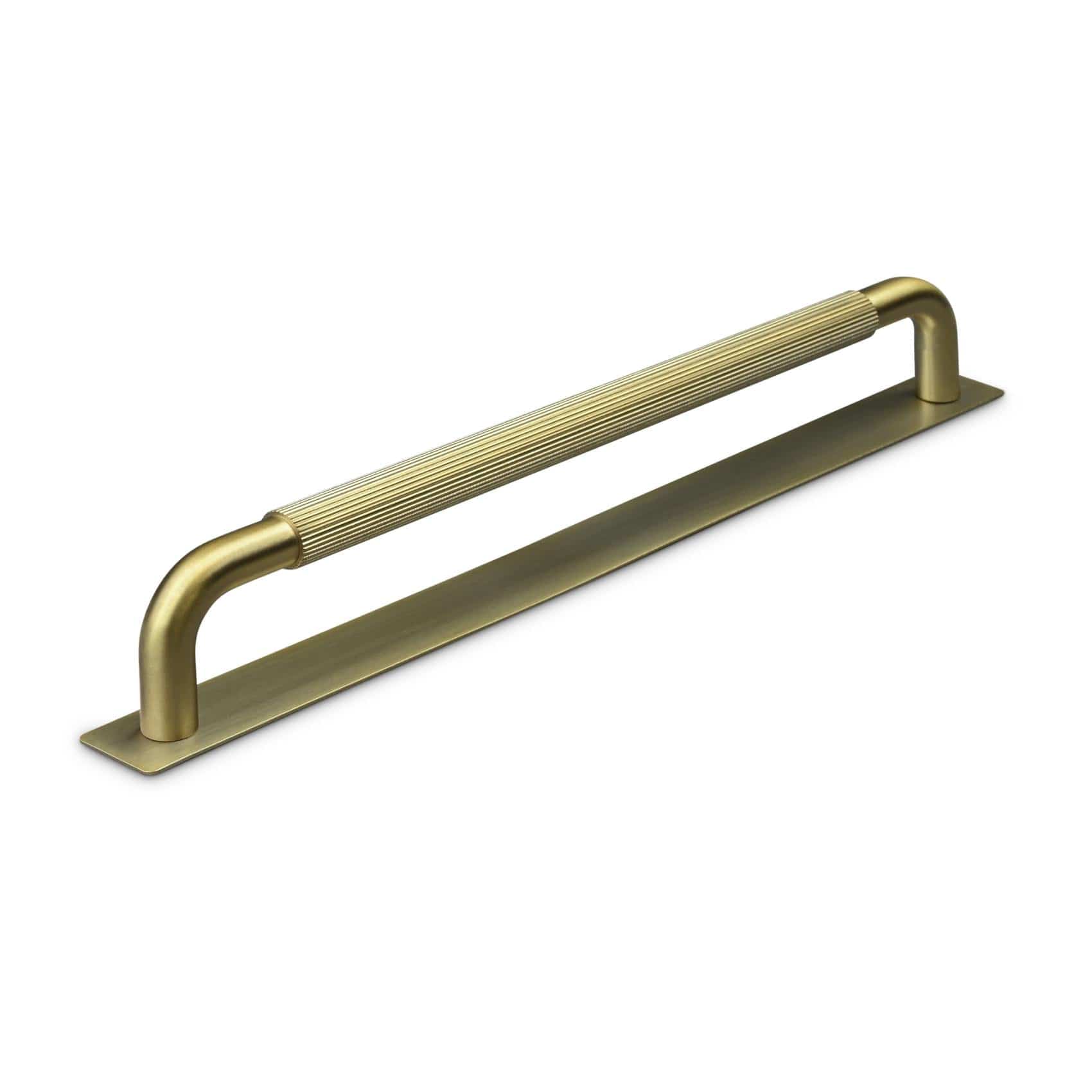 Perugia Stripe | Greb i Mat Messing med bagplade L 234 mm (C/C 224 mm) Theofils FINICC