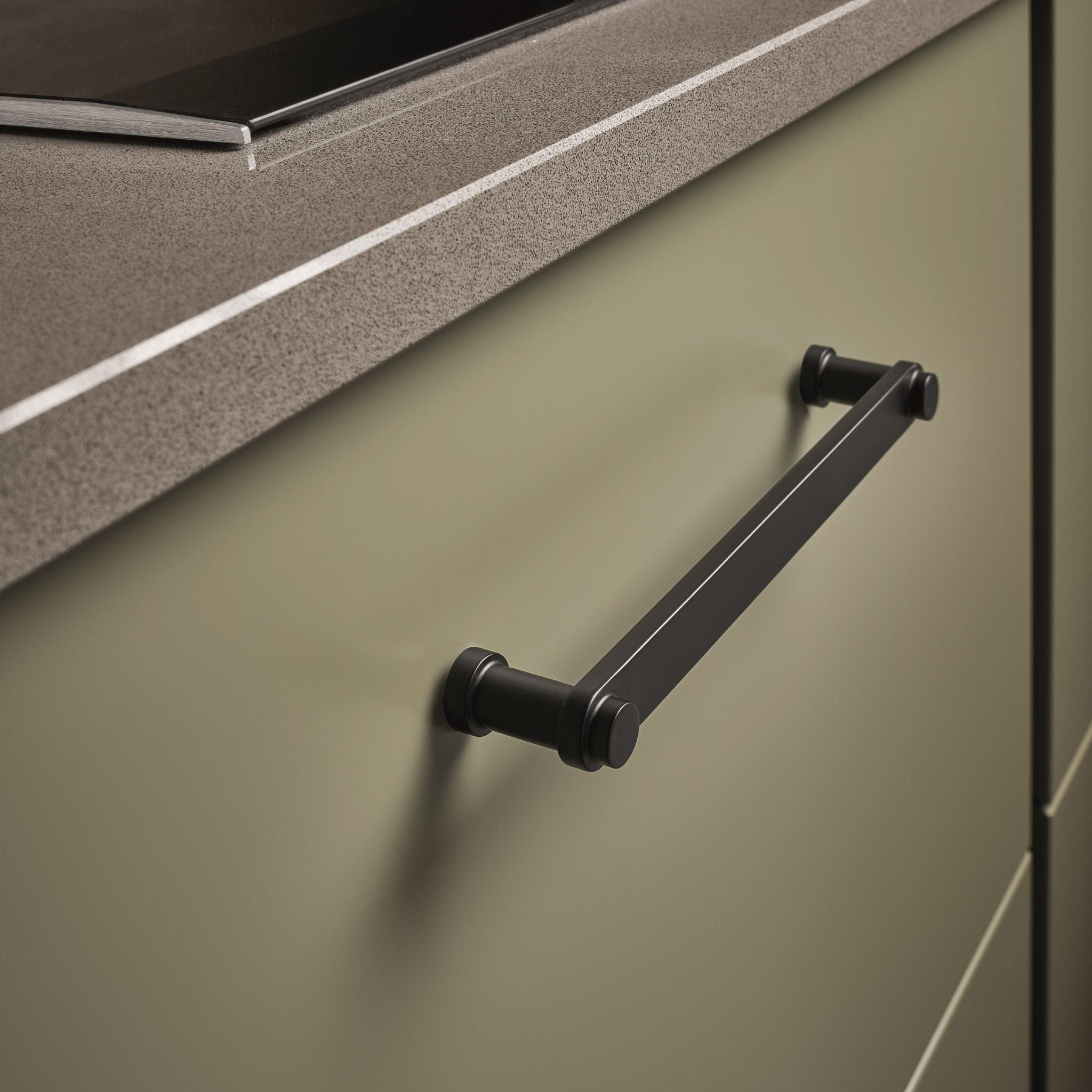 Pillar | Greb i Mat Sort L 175 mm (C/C: 160 mm) Furnipart FP-547620160-99 FINICC