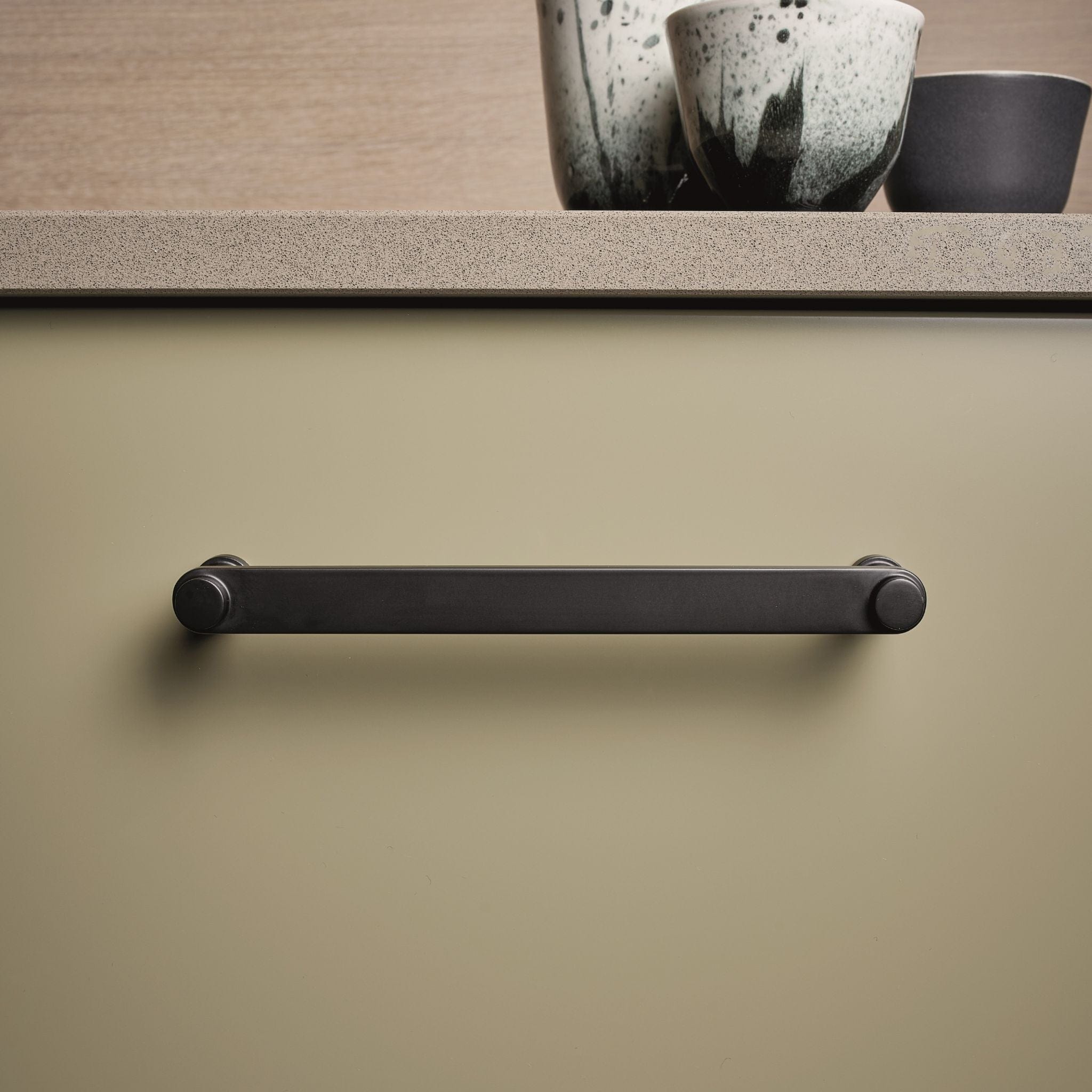 Pillar | Greb i Mat Sort L 175 mm (C/C: 160 mm) Furnipart FP-547620160-99 FINICC