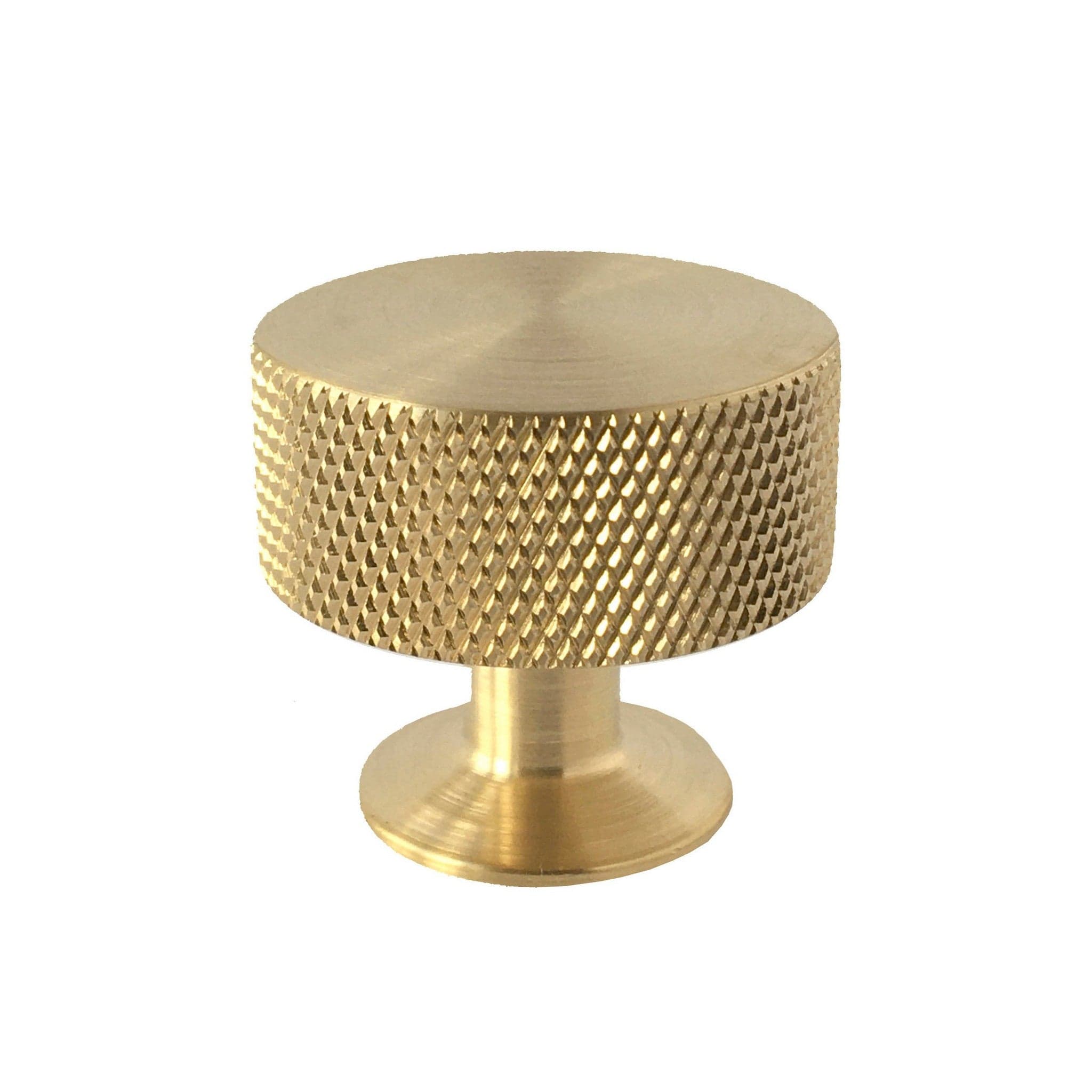 Polaris | Knop i Børstet Messing uden Lak Ø 29 mm x D 26 mm I-REFINE IR-250011 FINICC