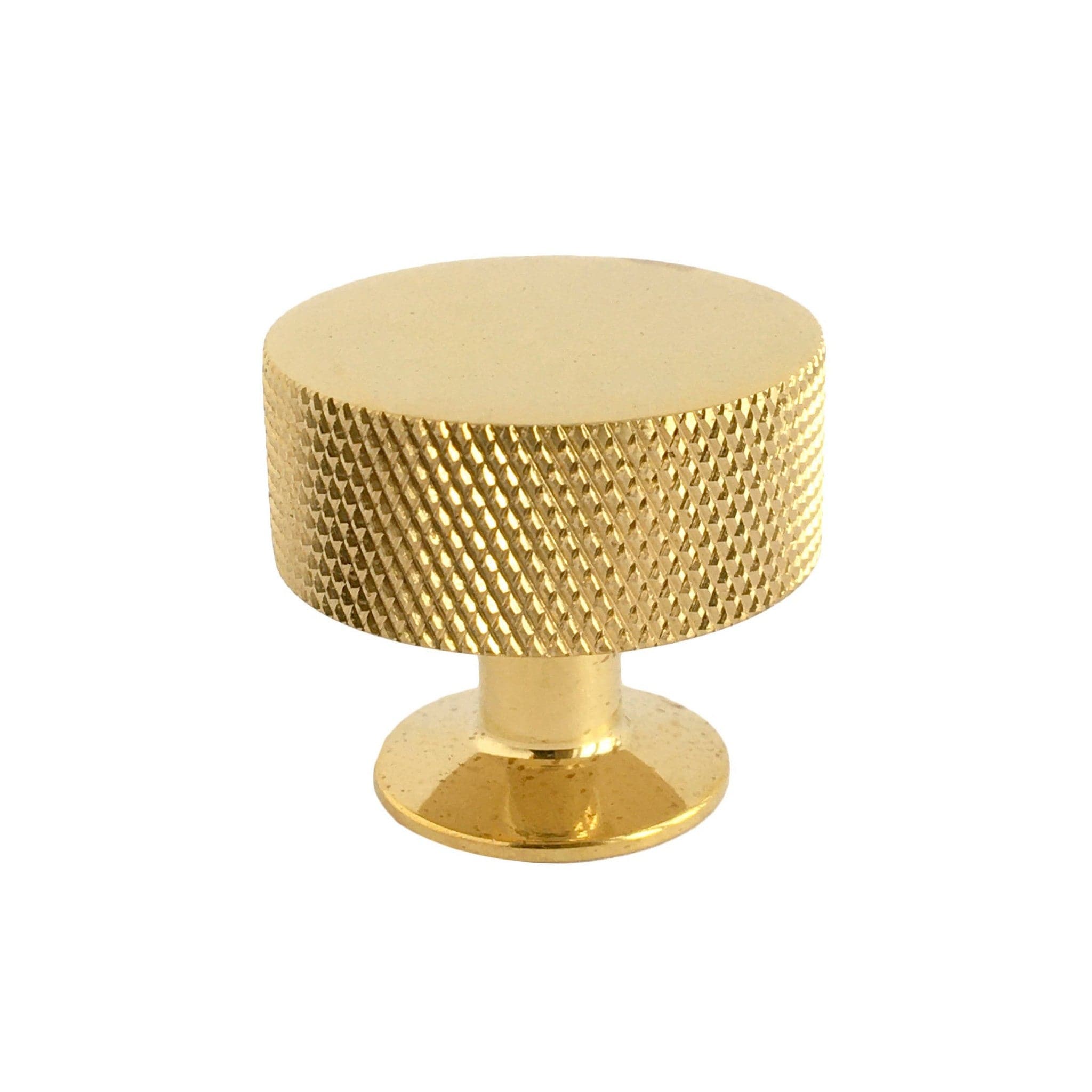 Polaris | Knop i Poleret Messing uden Lak Ø 29 mm x D 26 mm I-REFINE FINICC