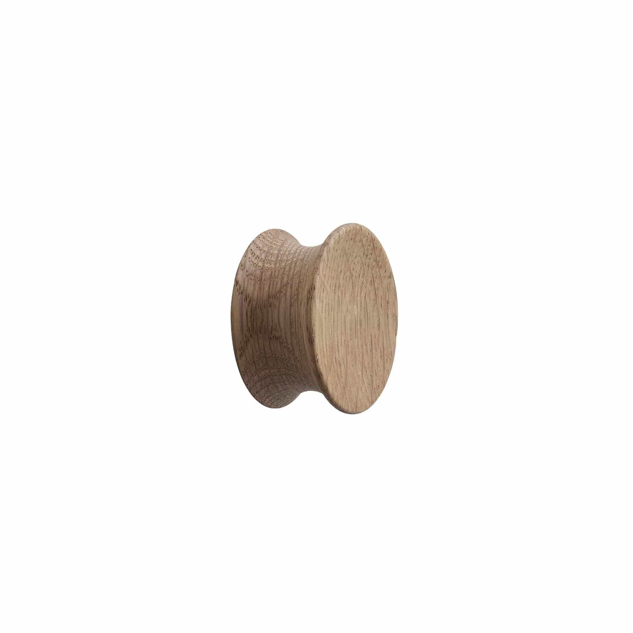 Pulley | Knop i Lakeret Eg Ø 45 mm x D 22,5 mm Furnipart FINICC