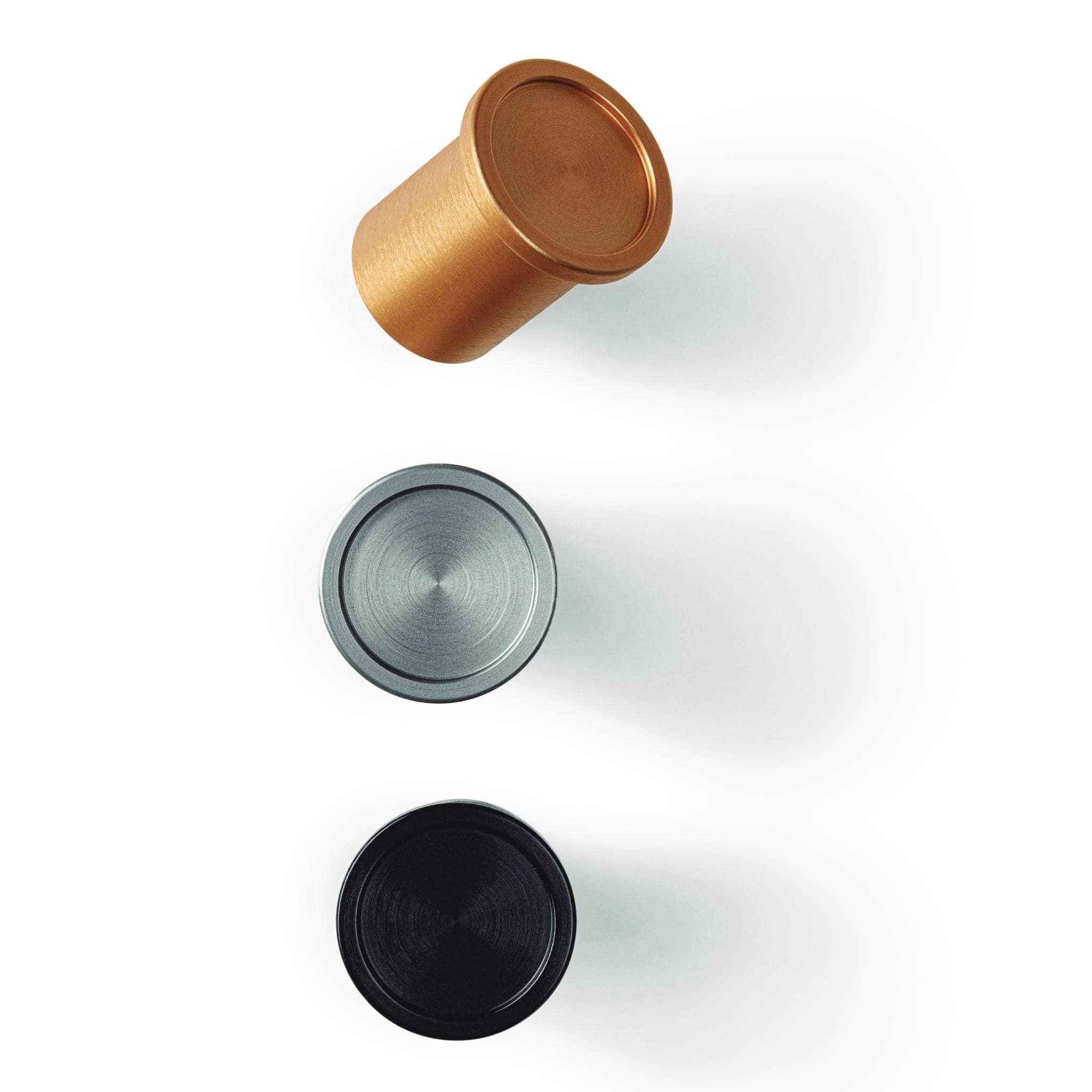 Round | Knop i Rustfrit Stål Finish Ø 25 mm x D 28 mm Viefe FINICC