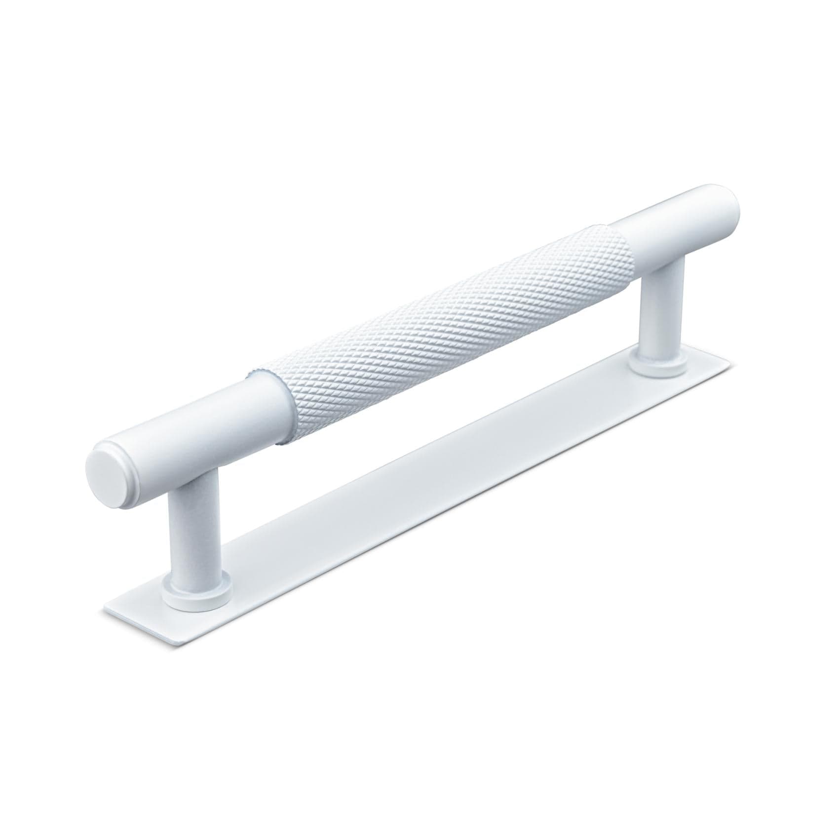 Salo Cross | Greb i Mat Hvid med bagplade L 165 mm (C/C 128 mm) Theofils TF-10200065-BP FINICC