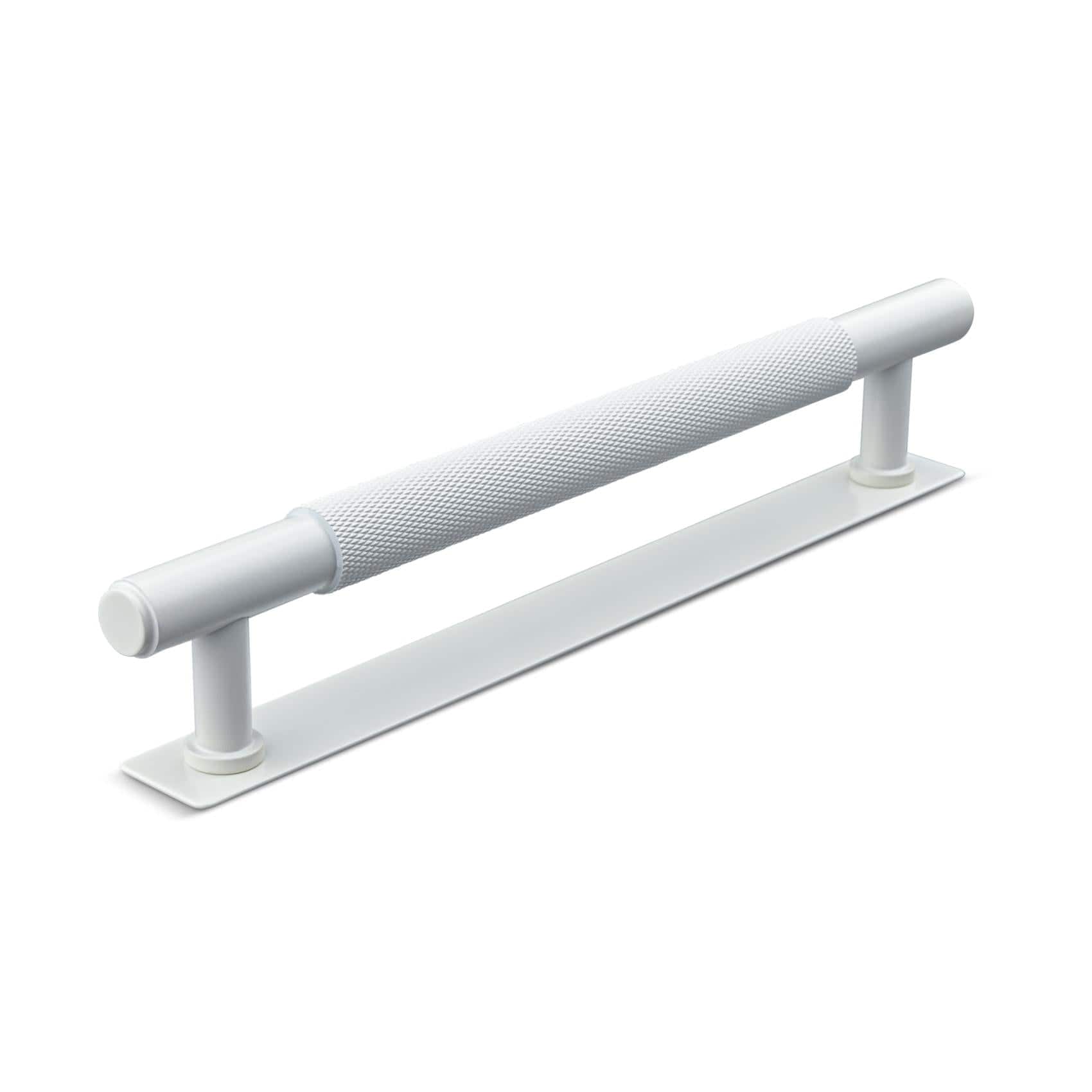 Salo Cross | Greb i Mat Hvid med bagplade L 197 mm (C/C 160 mm) Theofils TF-10200265-BP FINICC