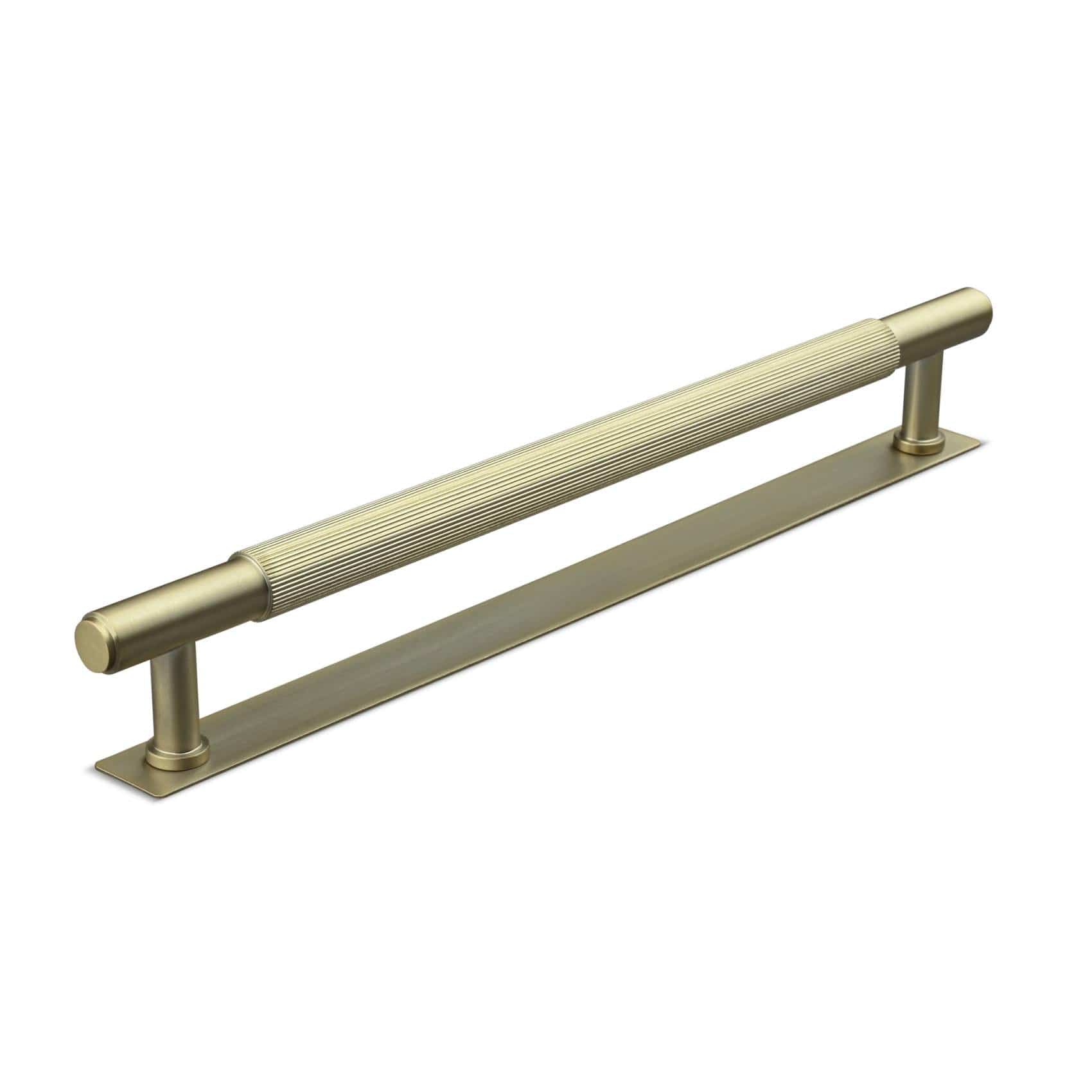 Salo Stripe | Greb i Mat Messing med bagplade L 261 mm (C/C 224 mm) Theofils FINICC