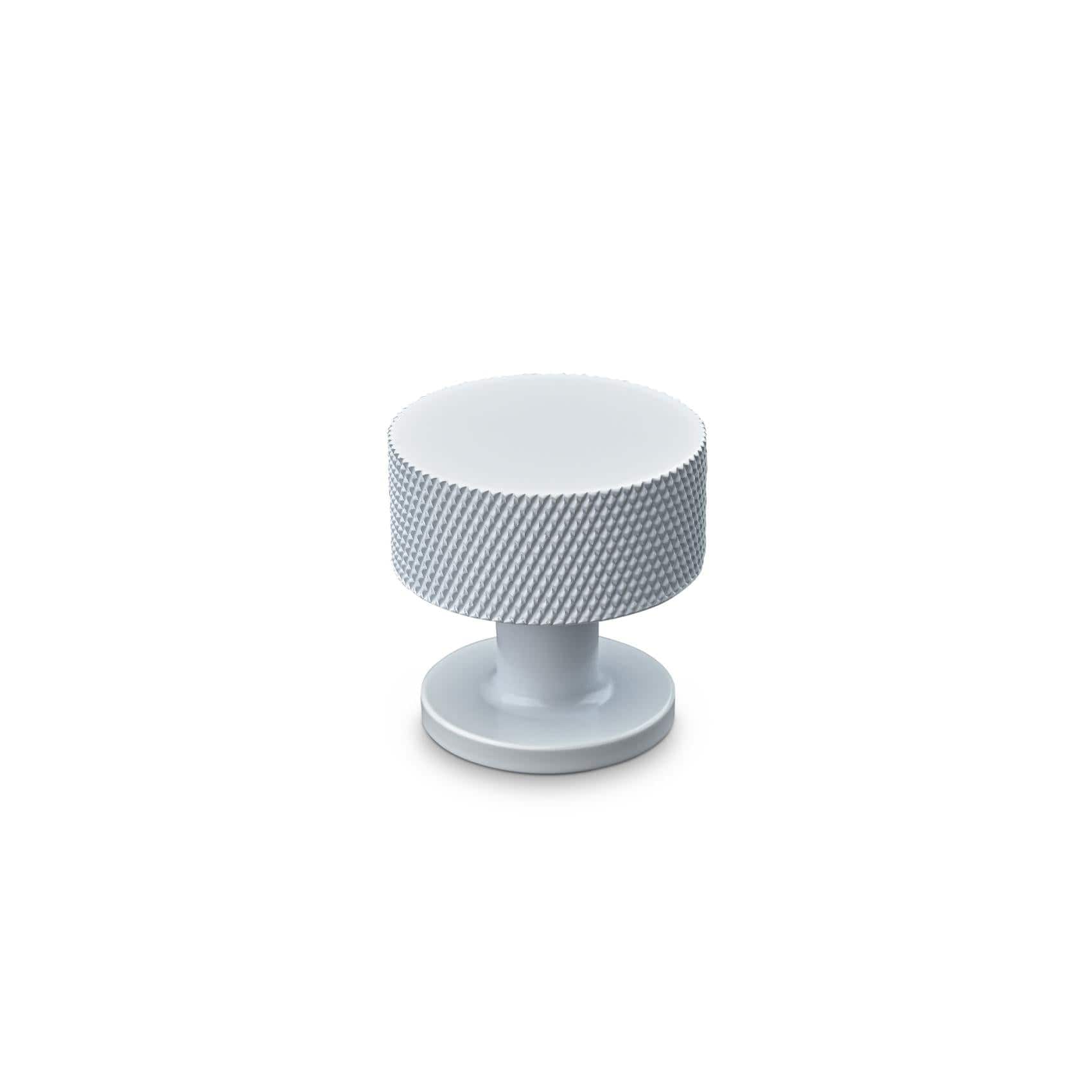 Sassari Cross | Knop i Mat Hvid Ø 30 mm x D 30 mm Theofils FINICC