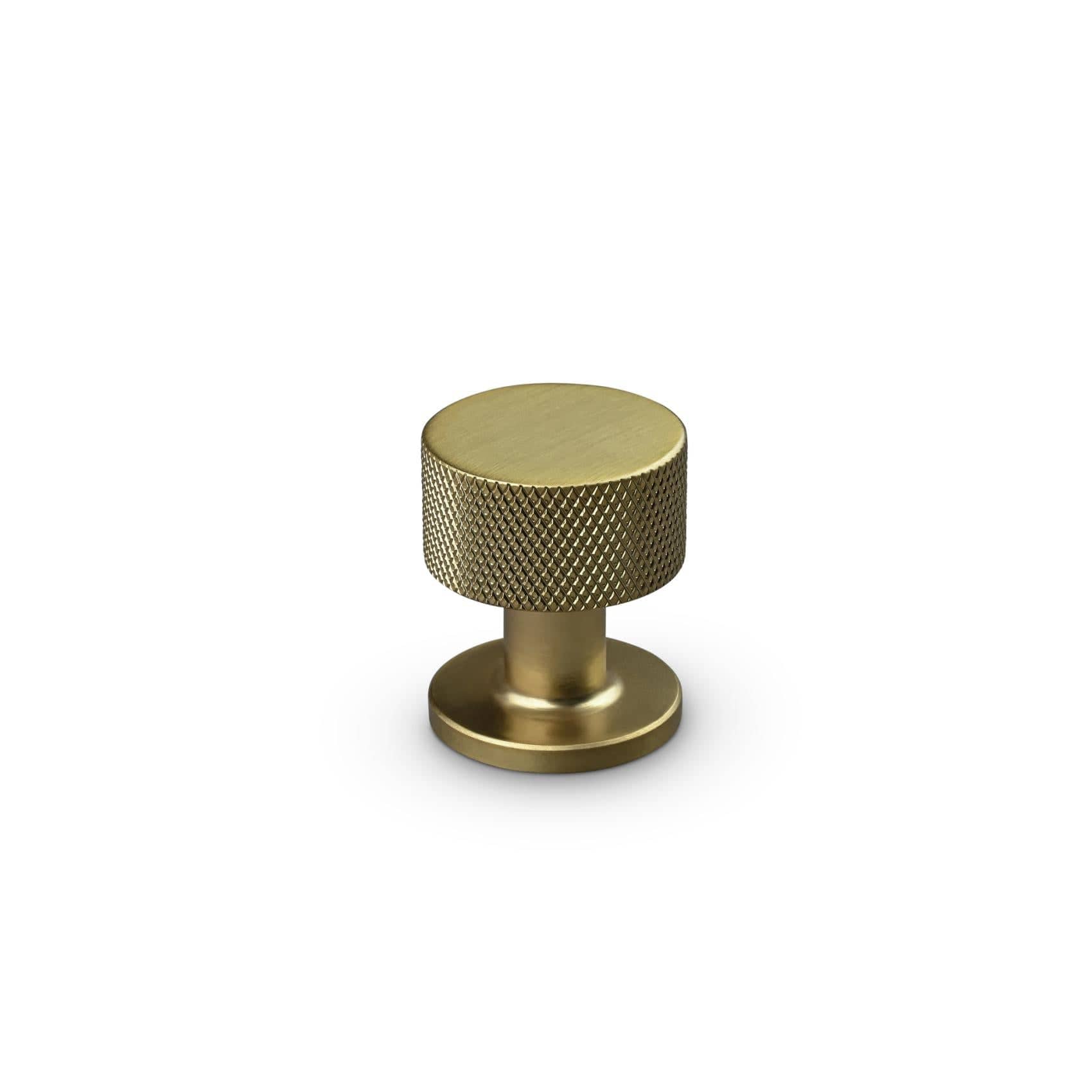 Sassari Cross | Knop i Mat Messing Ø 25 mm x D 30 mm Theofils FINICC