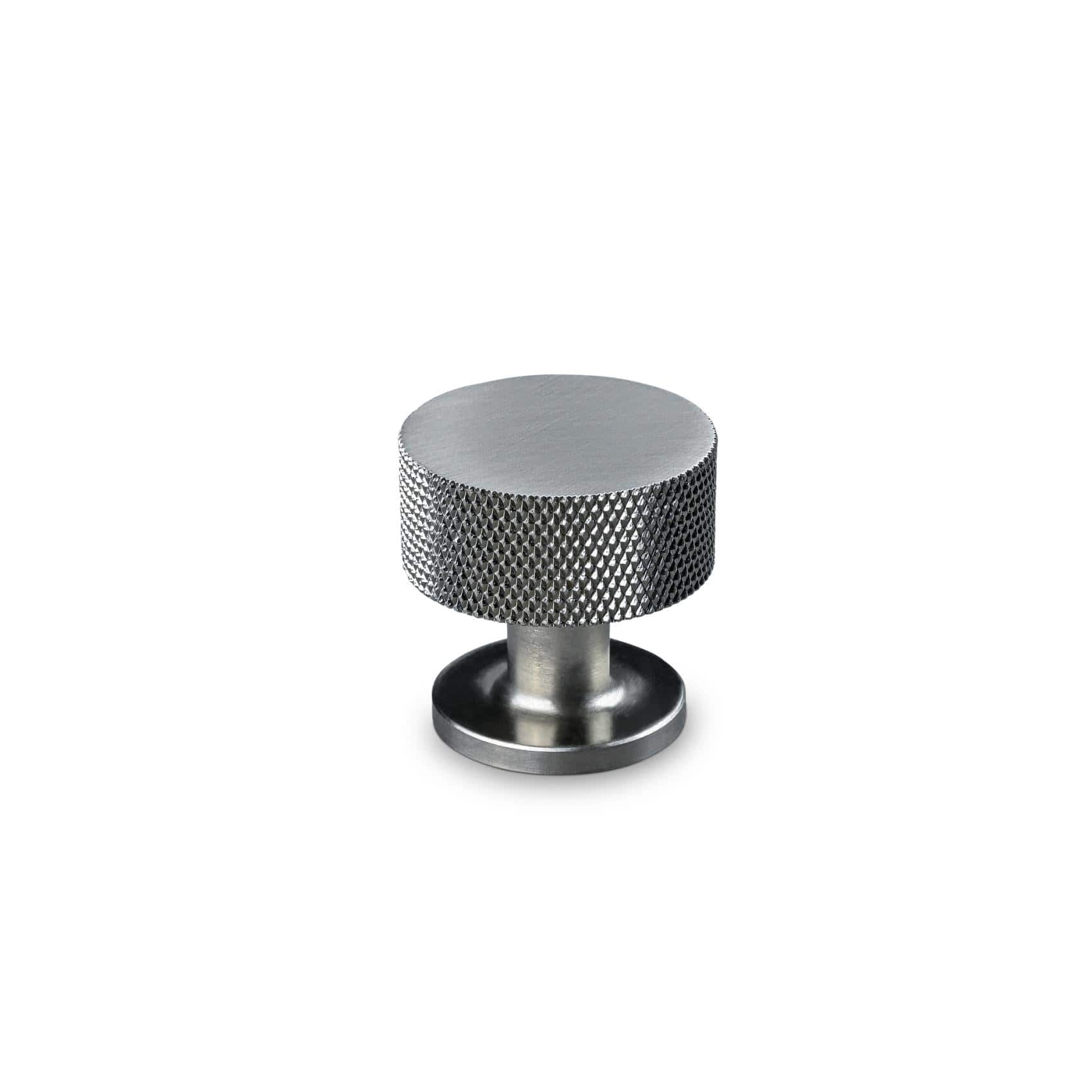 Sassari Cross | Knop i Mat Rustfrit Stål Ø 30 mm x D 30 mm Theofils FINICC