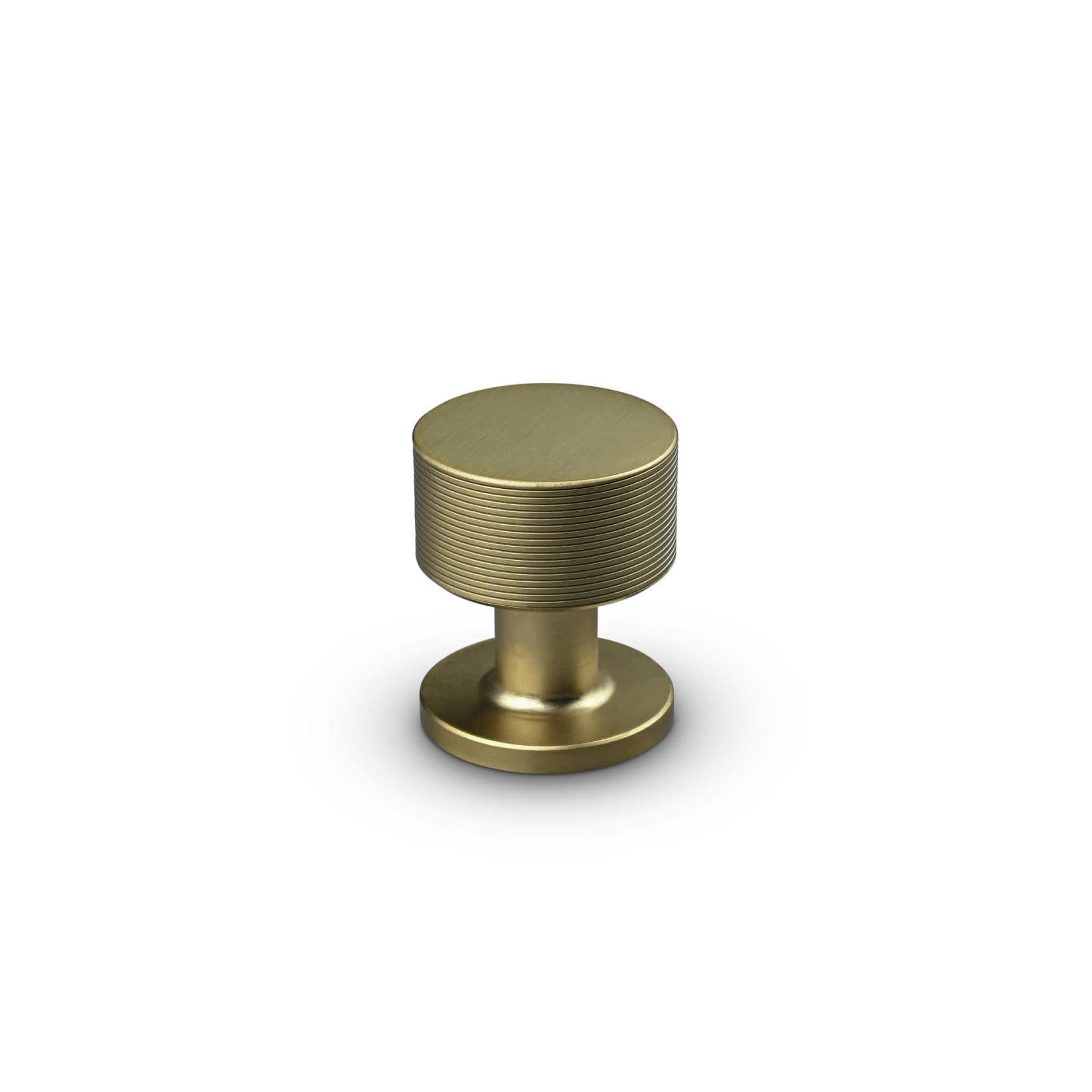 Sassari Stripe | Knop i Mat Messing Ø 25 mm x D 30 mm Theofils FINICC