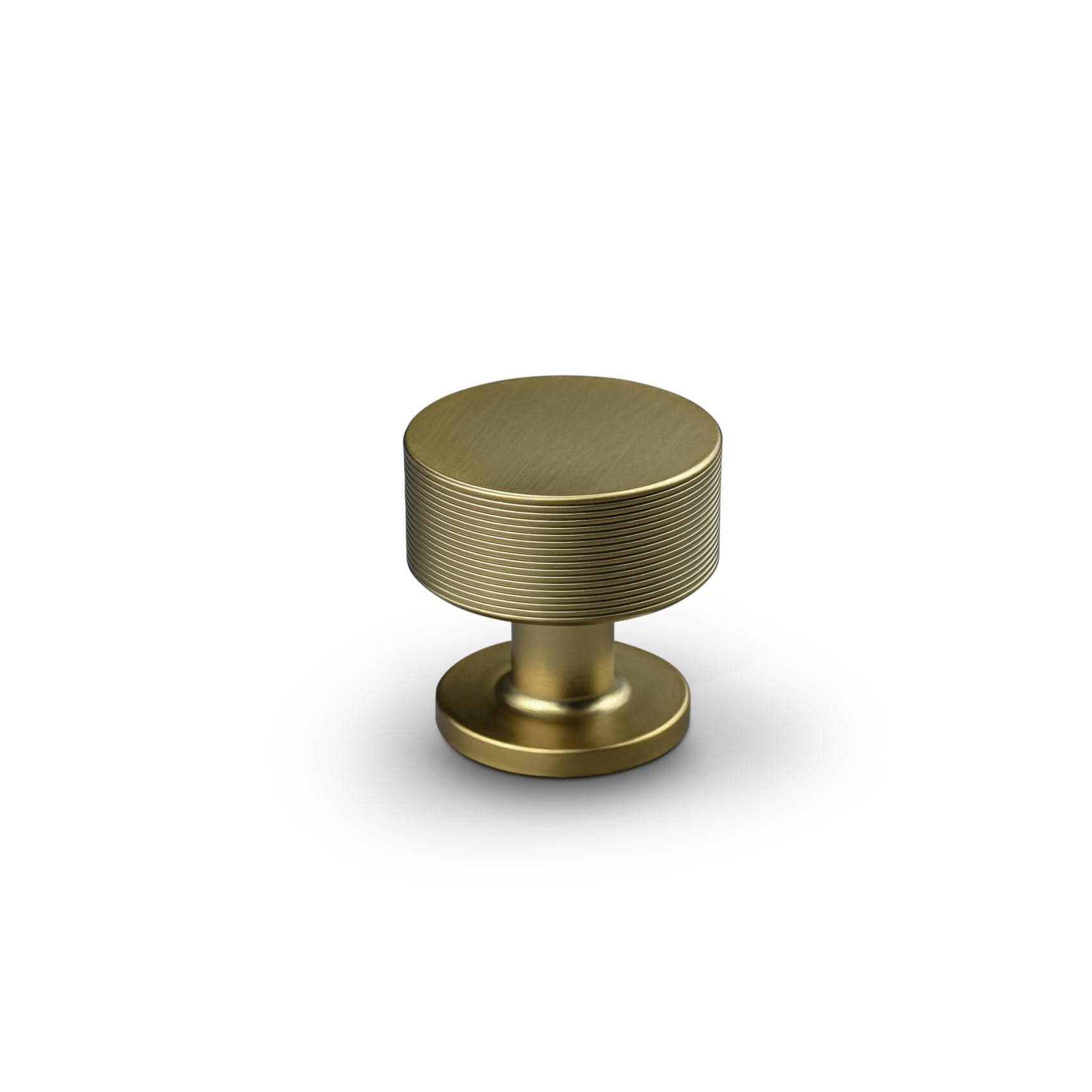 Sassari Stripe | Knop i Mat Messing Ø 30 mm x D 30 mm Theofils FINICC