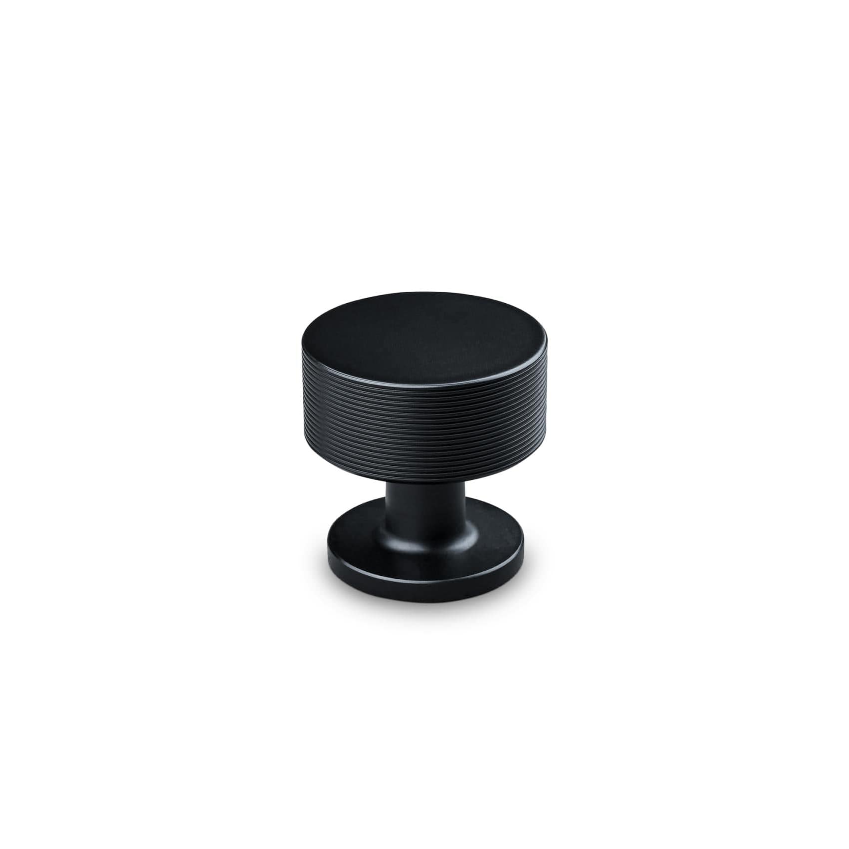 Sassari Stripe | Knop i Mat Sort Ø 30 mm x D 30 mm Theofils TF-10200230 FINICC