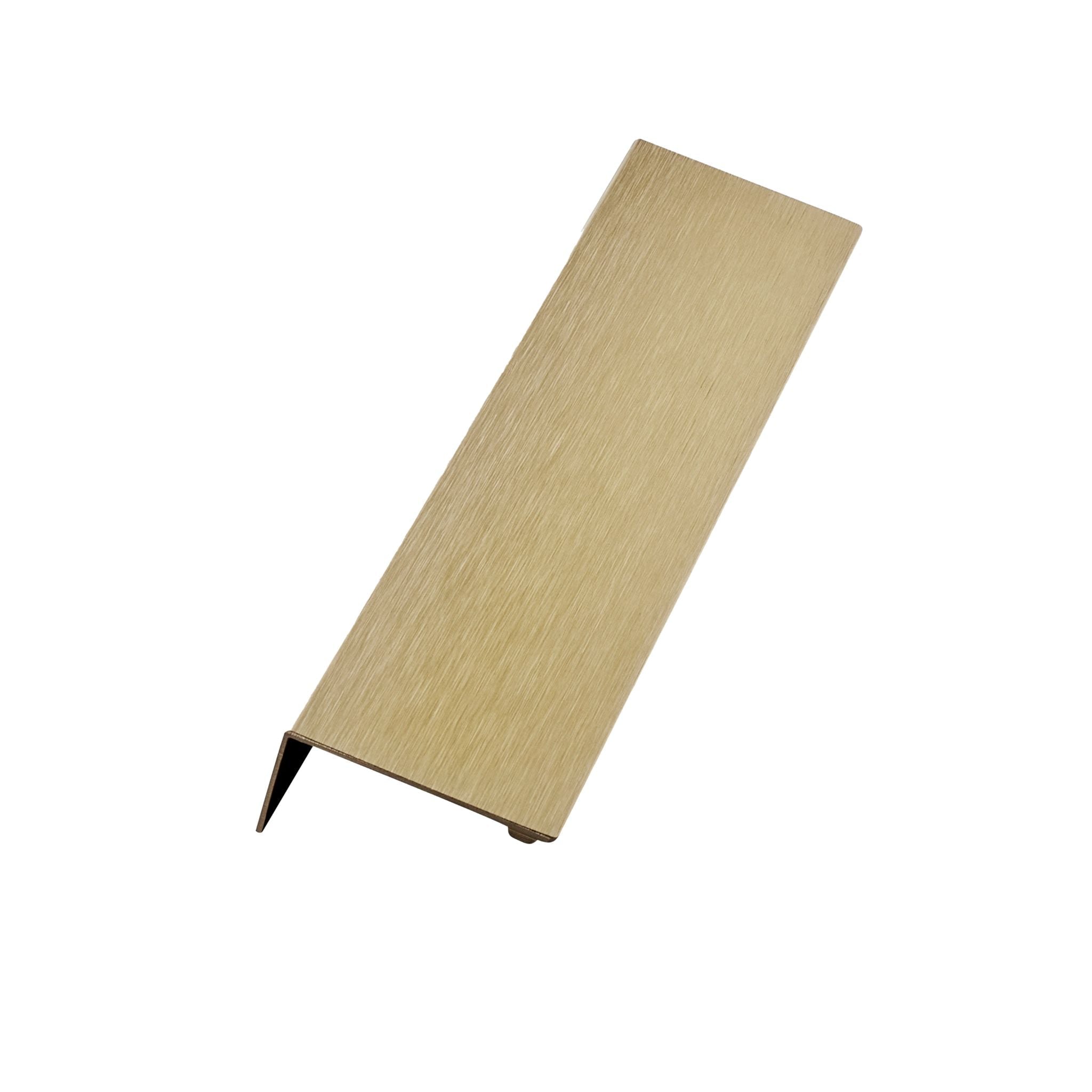 Sheet | Greb i Børstet Messing L 200 mm (C/C: 160 mm) Furnipart FP-446620200-31 FINICC