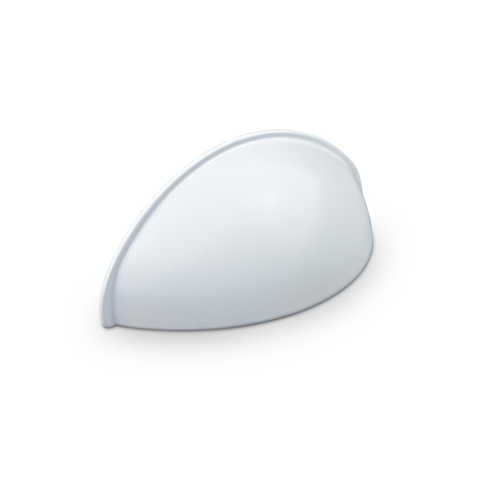 Tolfa | Skålgreb i Mat Hvid L 80 mm (C/C 64 mm) Theofils TF-10972109 FINICC